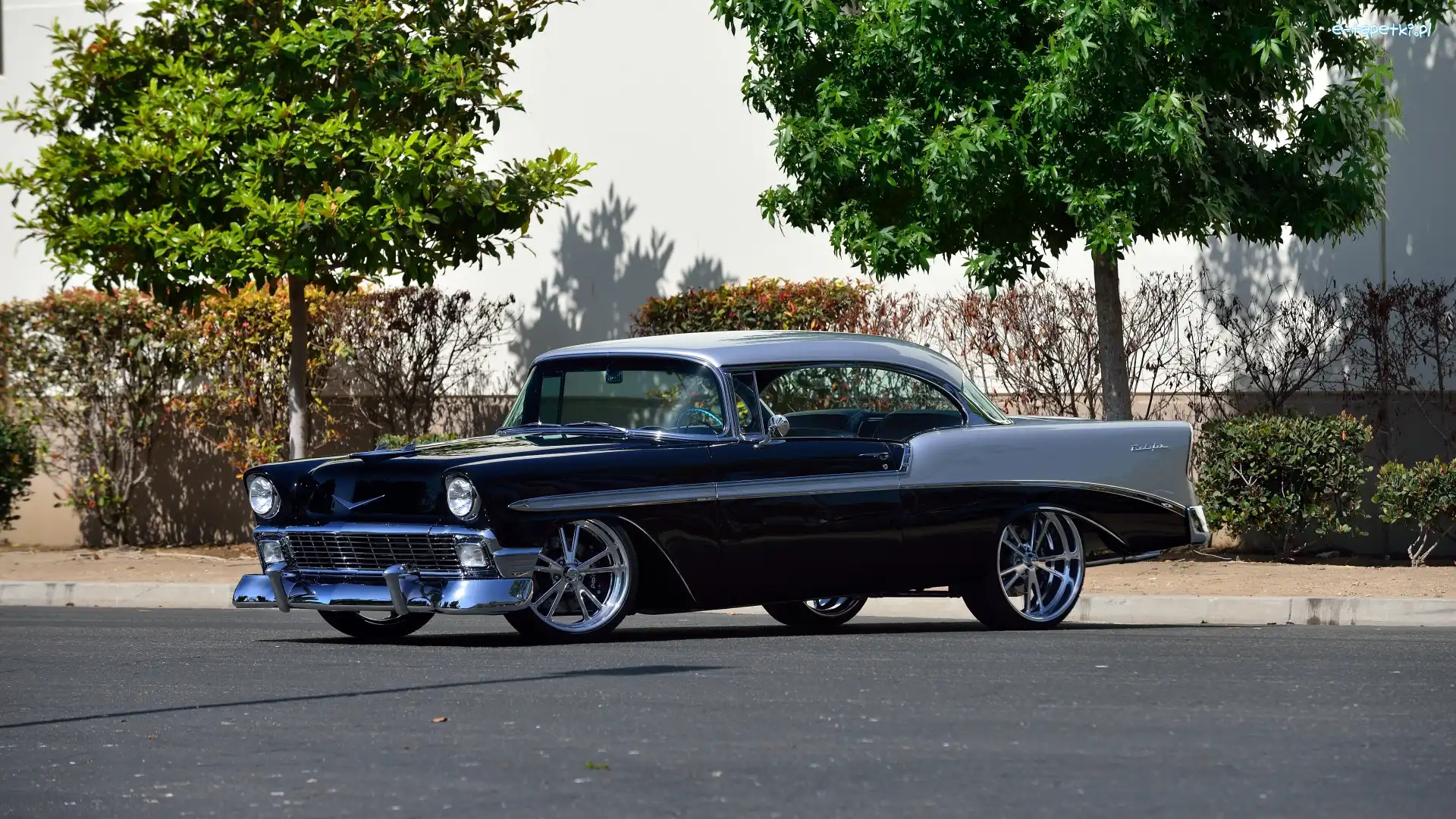 Zabytkowy, 1956, Chevrolet Bel Air Resto-Mod