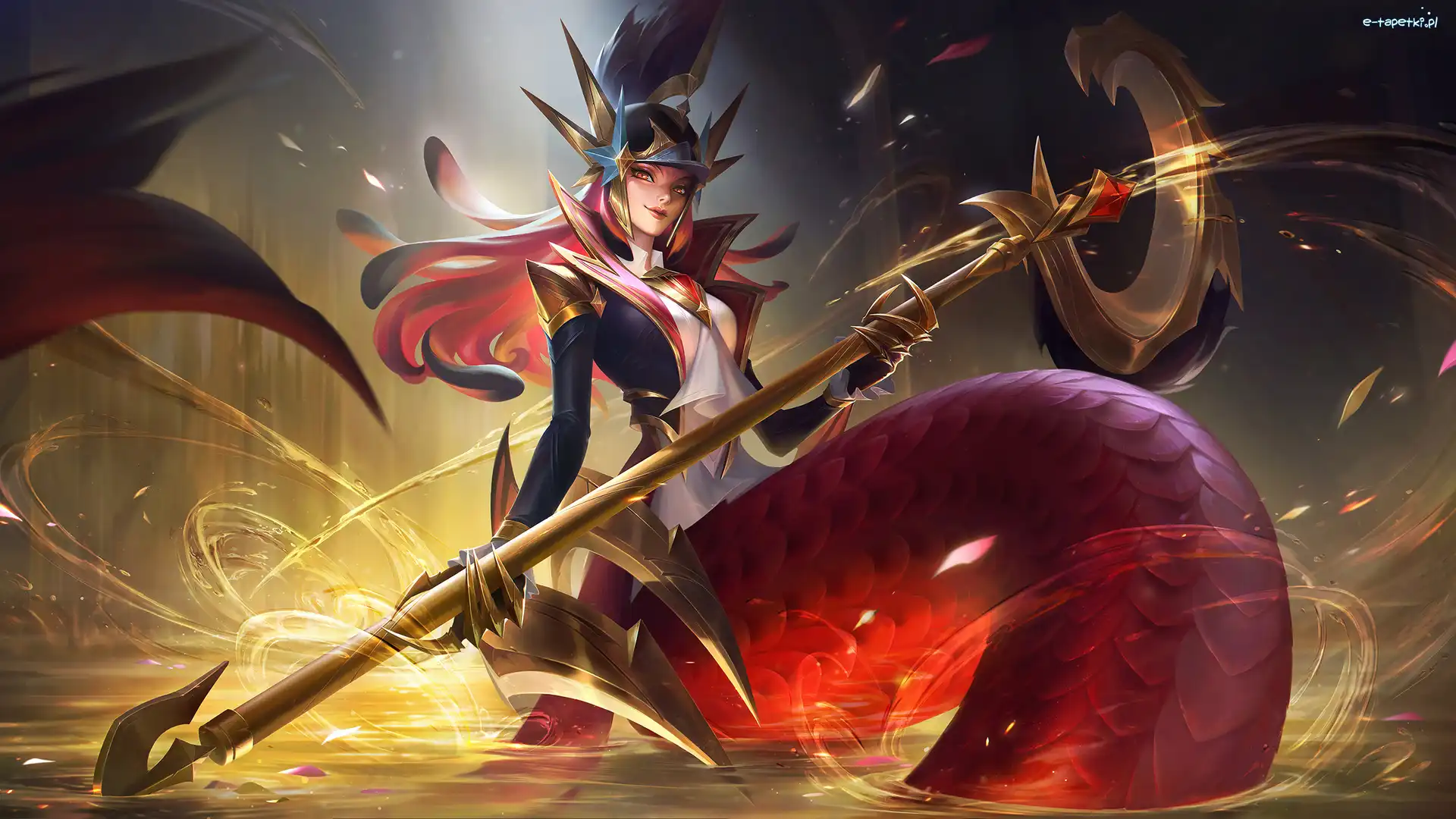 Ryba, Kobieta, Postać, League of Legends Wild Rift, Gra, Broń, Szpony, Nami, Łuska