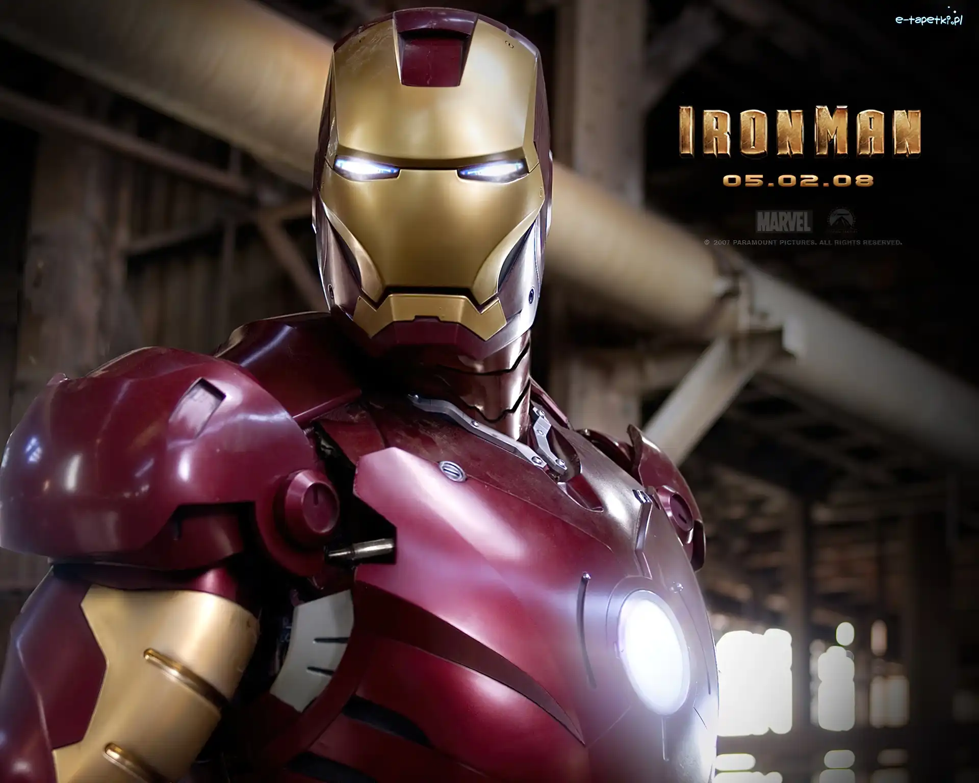 Iron Man, rury, robot