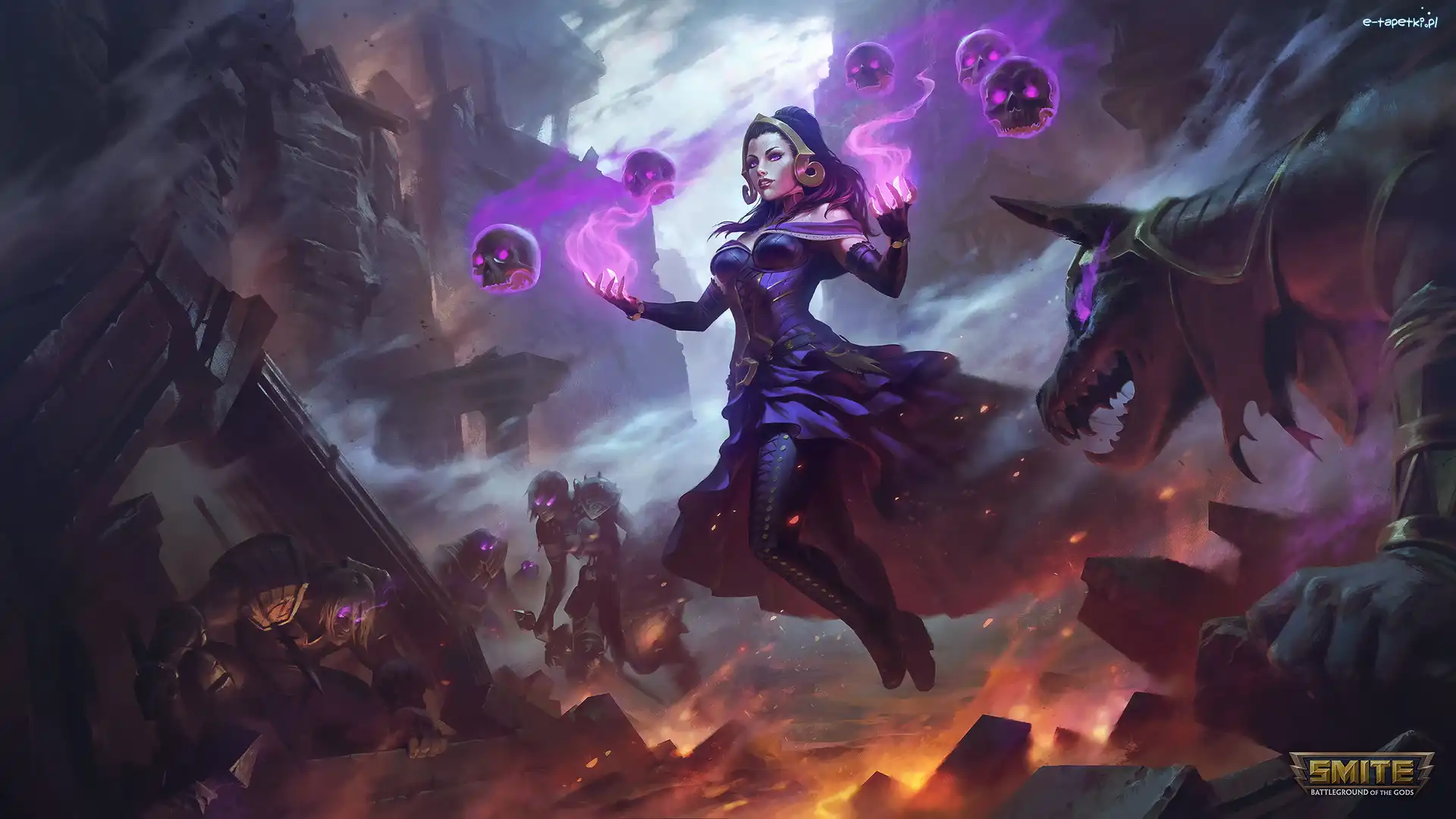 Smite Battleground of the God, Liliana Vess Nu Wa, Postać, Czaszki, Kobieta