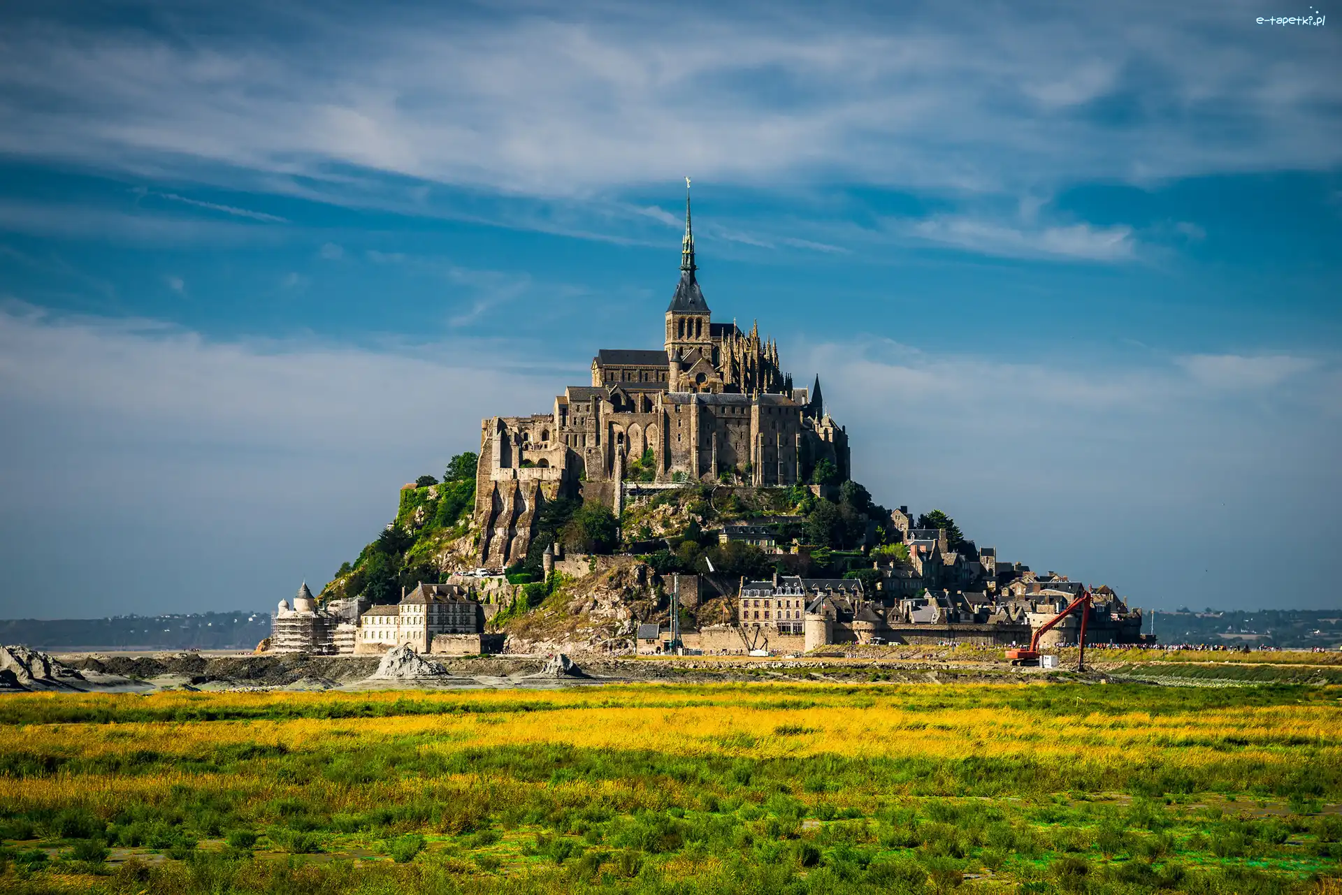 Francja, Wyspa, Normandia, Opactwo św Michała Archanioła, Mont Saint-Michel