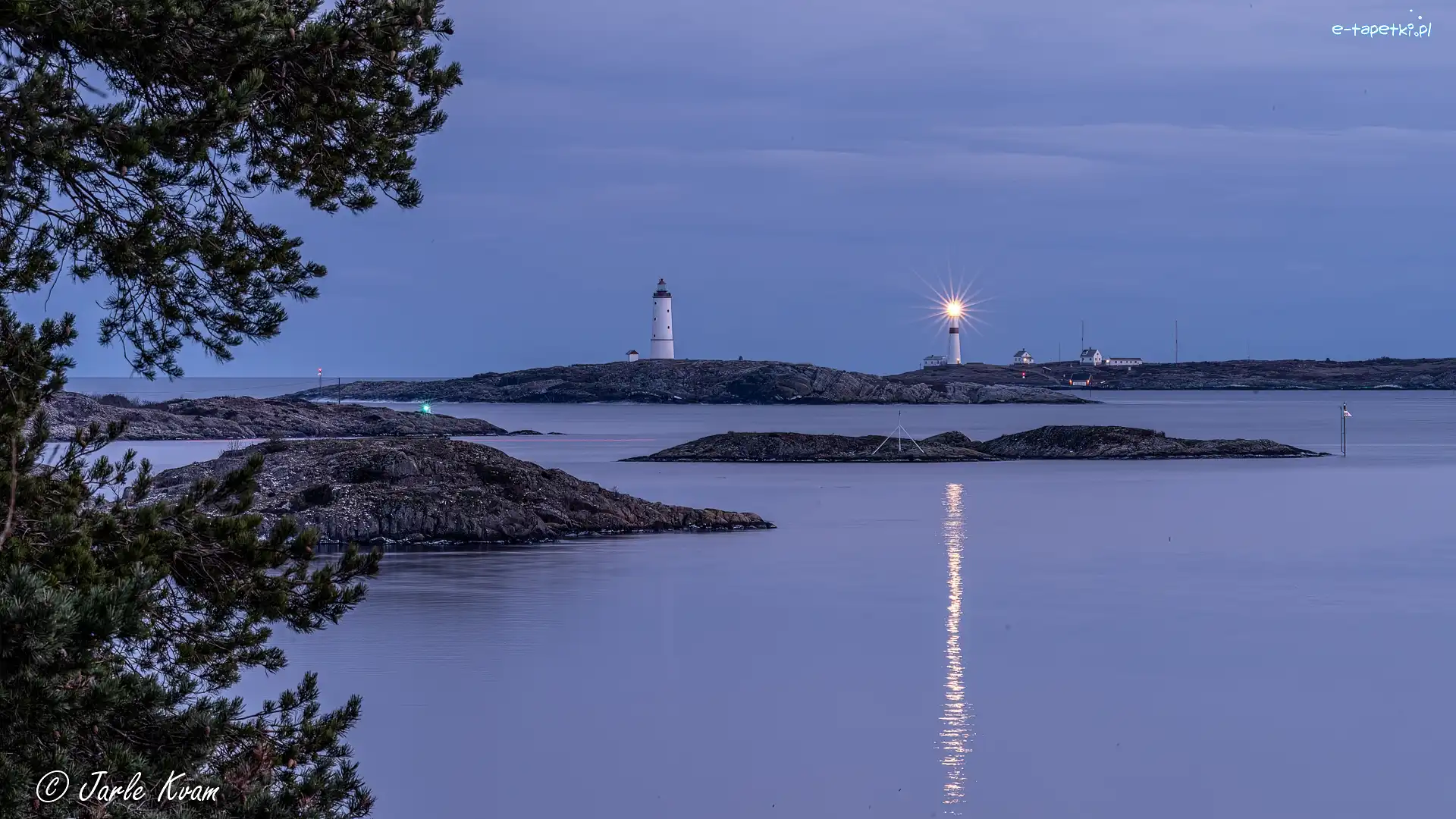 Latarnia morska, Skały, Norwegia, Hrabstwo Agder, Domy, Store Torungen Lighthouse, Wyspa Store Torungen, Morze