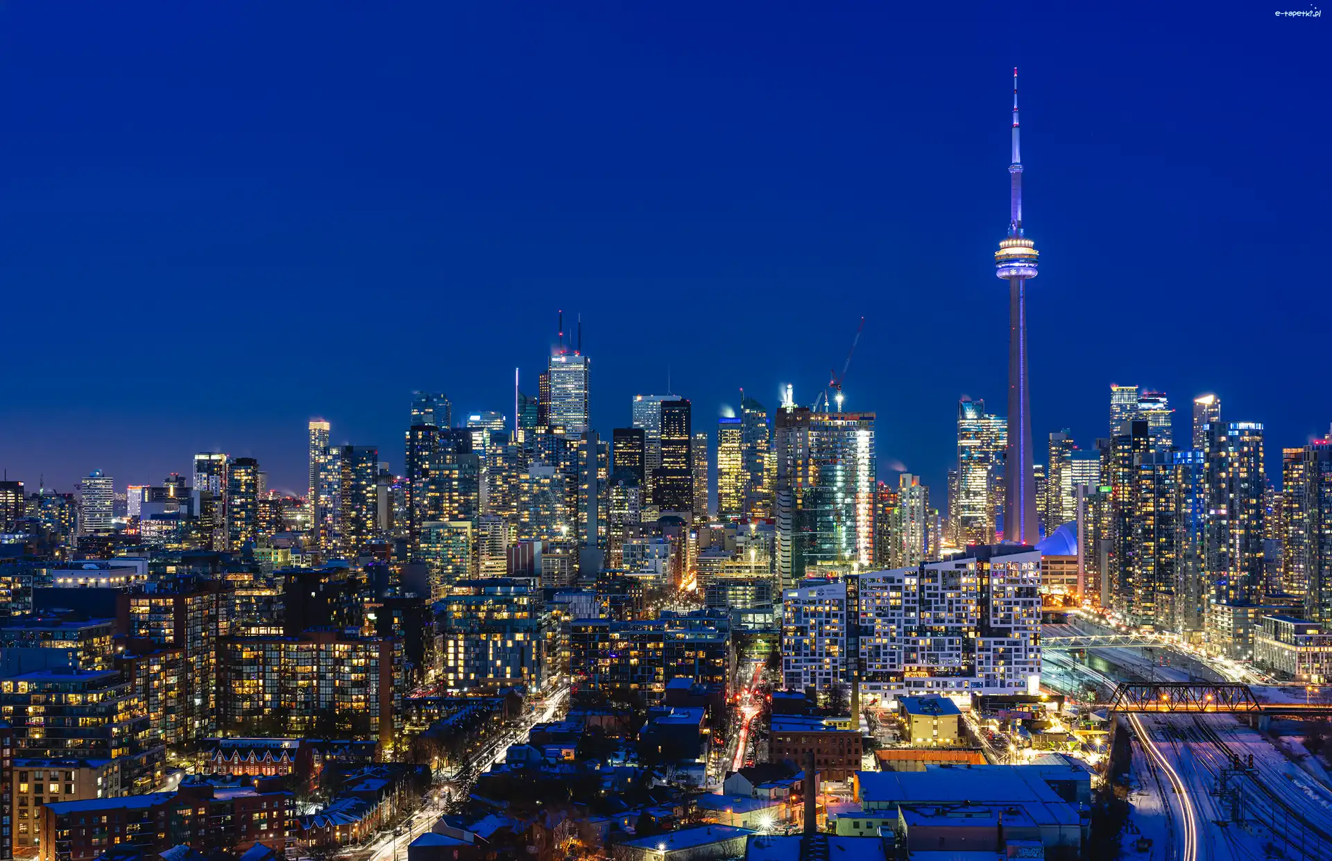 Kanada, Wieżowce, Toronto, CN Tower, Wieża