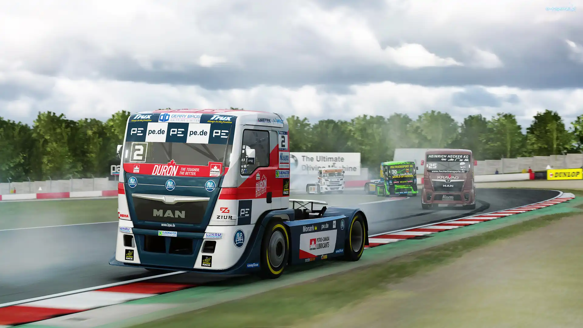 Gra, Ciężarówki, Assetto Corsa, Wyścig, Tor