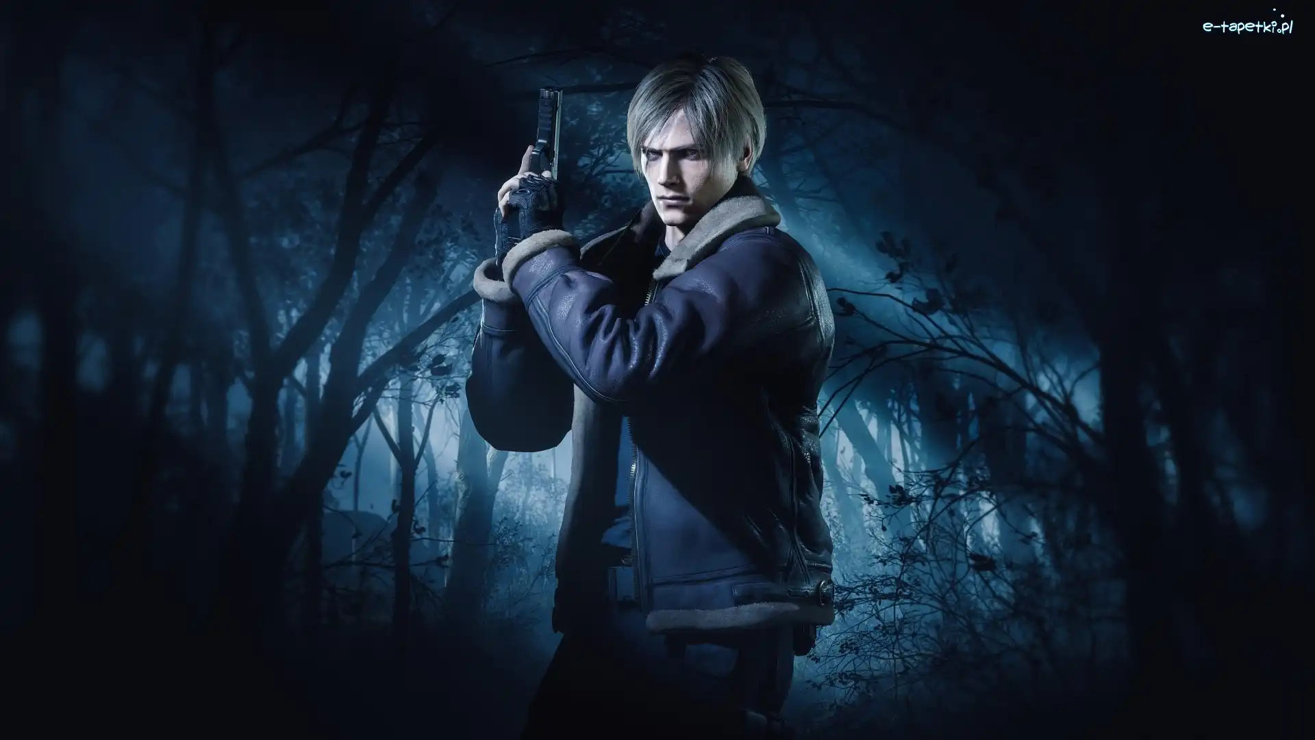 Gra, Broń, Las, Resident Evil 4, Leon, Postać