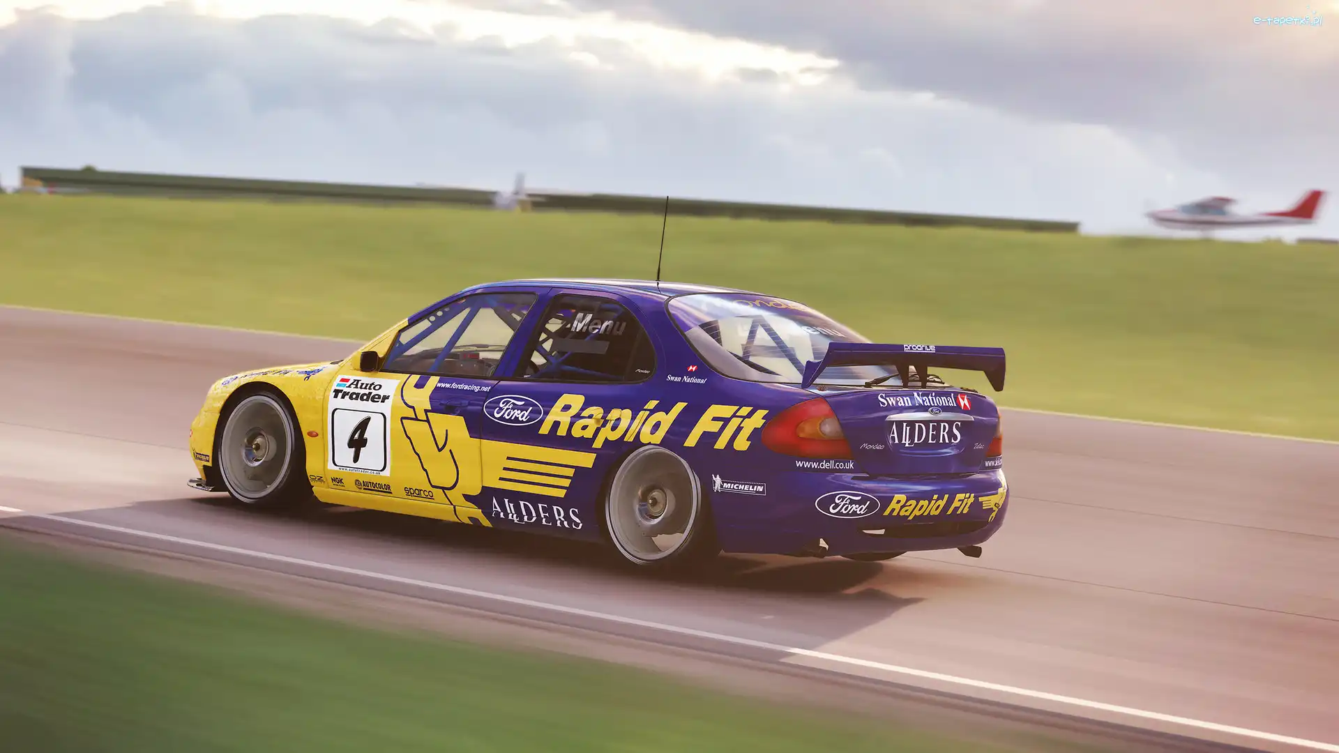 Assetto Corsa, Niebiesko-żółty, Ford Mondeo, Gra