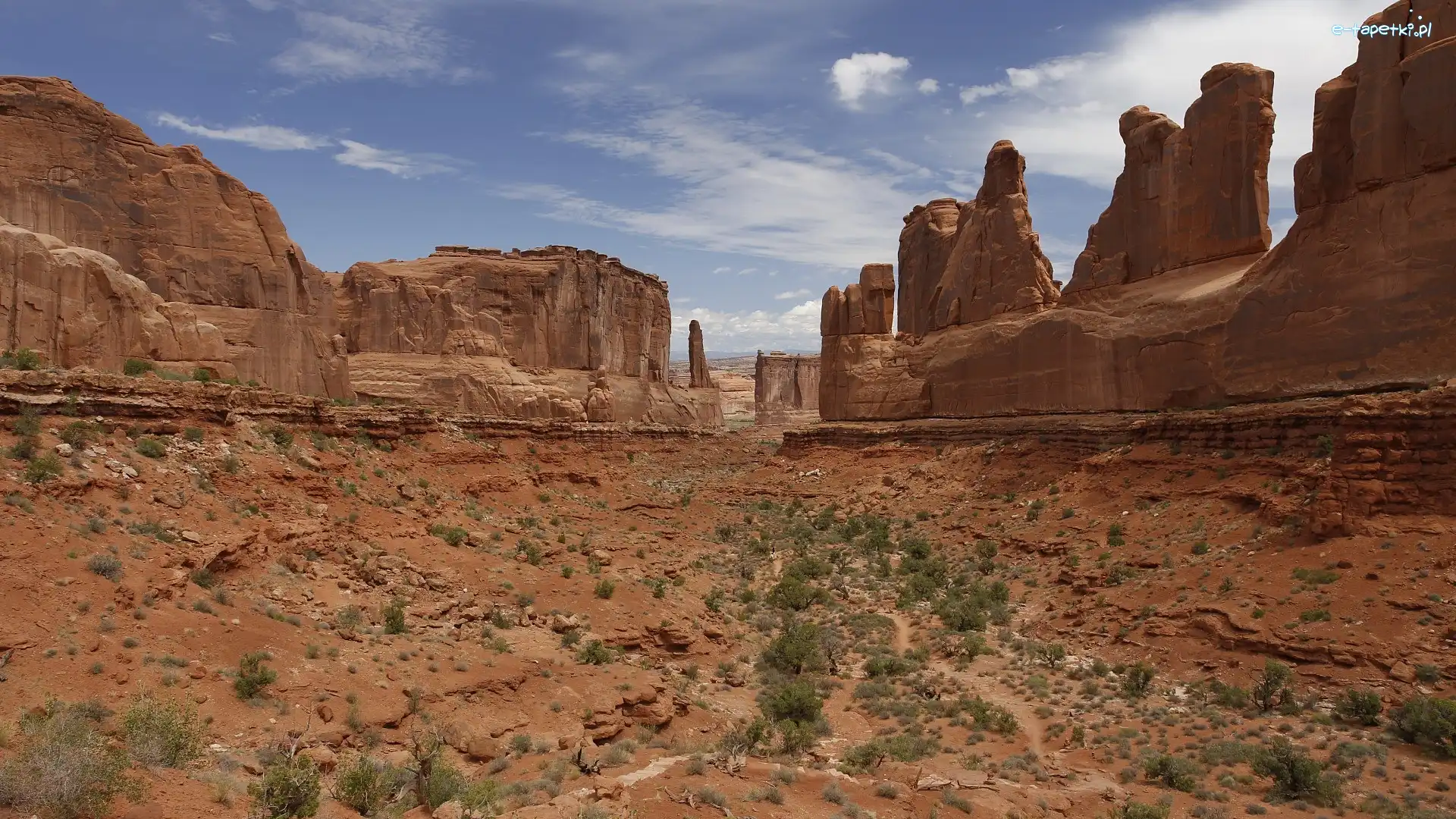 Park Narodowy Arches, Stany Zjednoczone, Utah, Skały