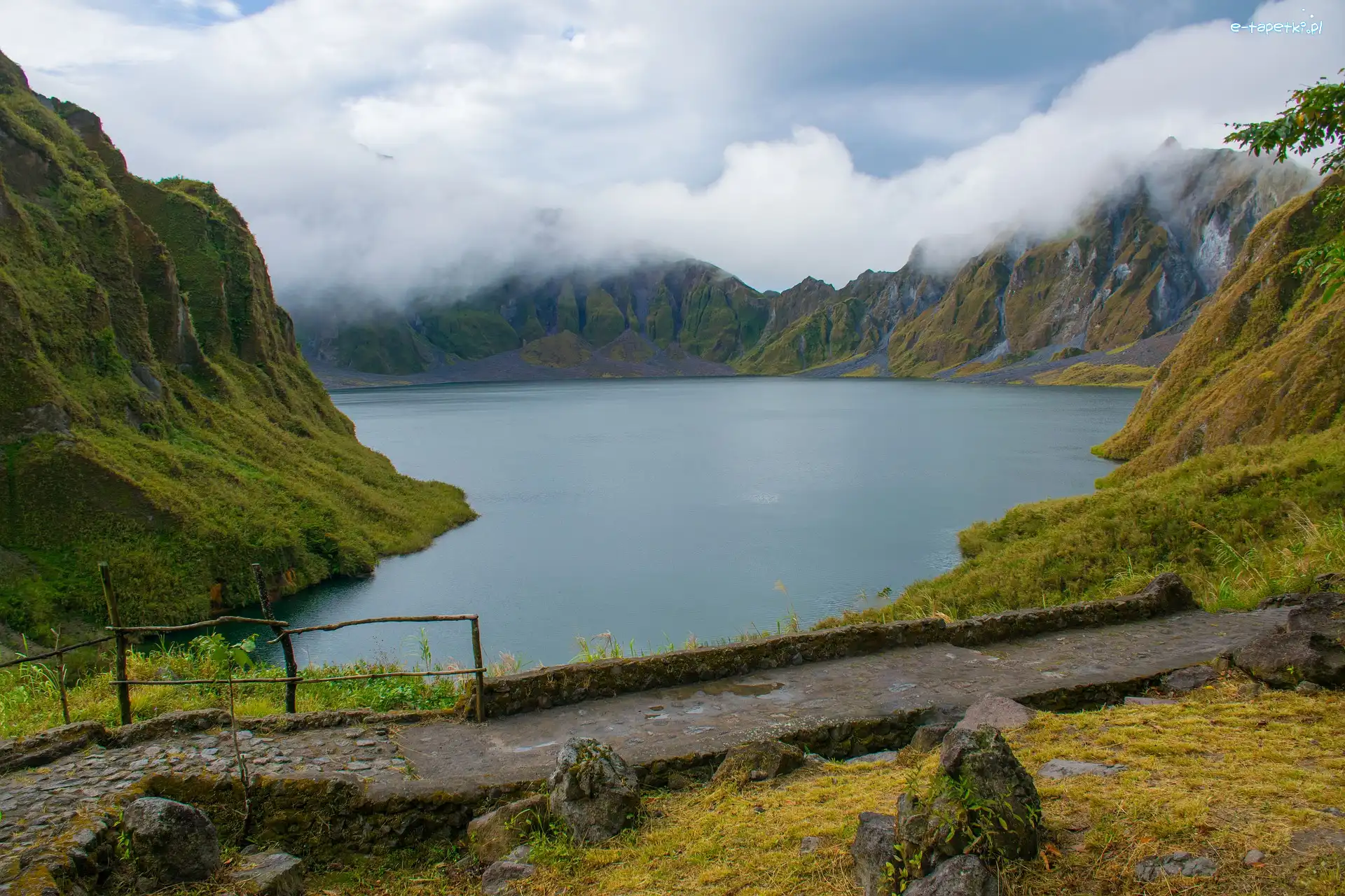 Filipiny, Droga, Jezioro Pinatubo, Mgła, Góry Zambales