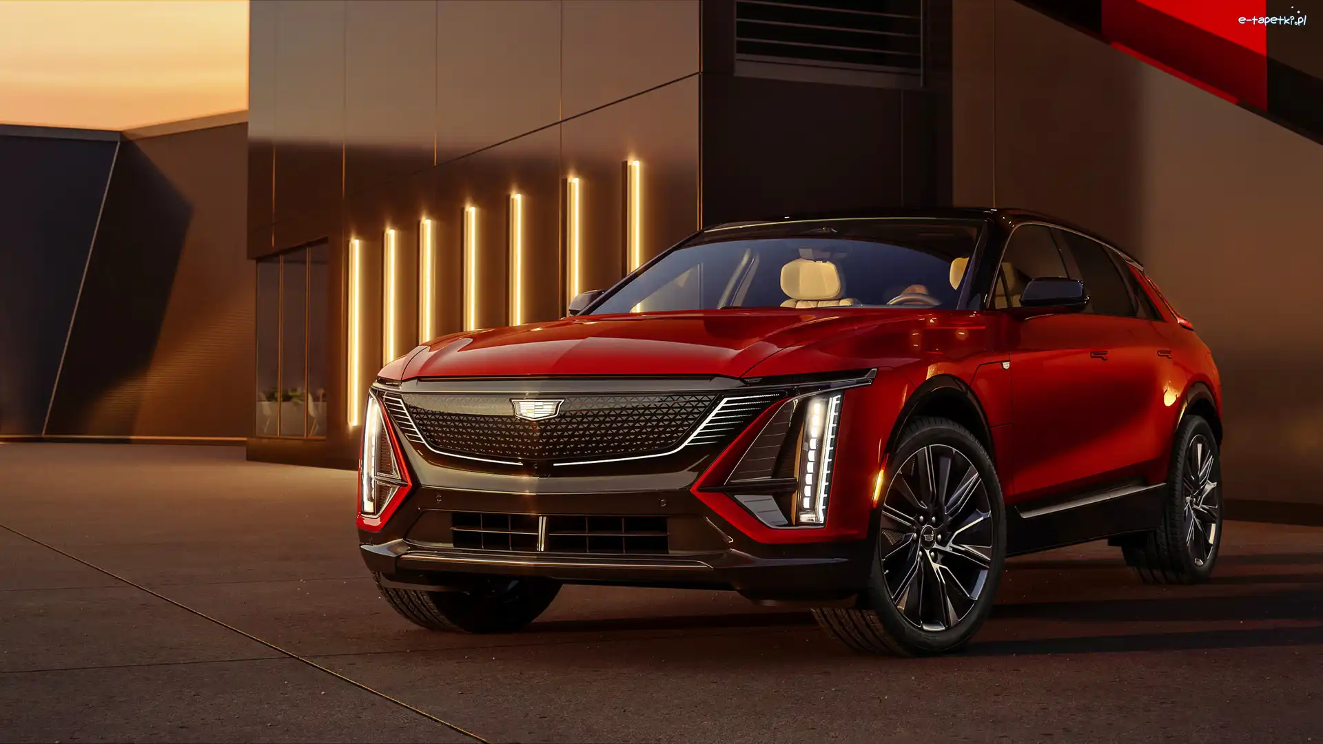 Electric, Cadillac Lyriq, Czerwony