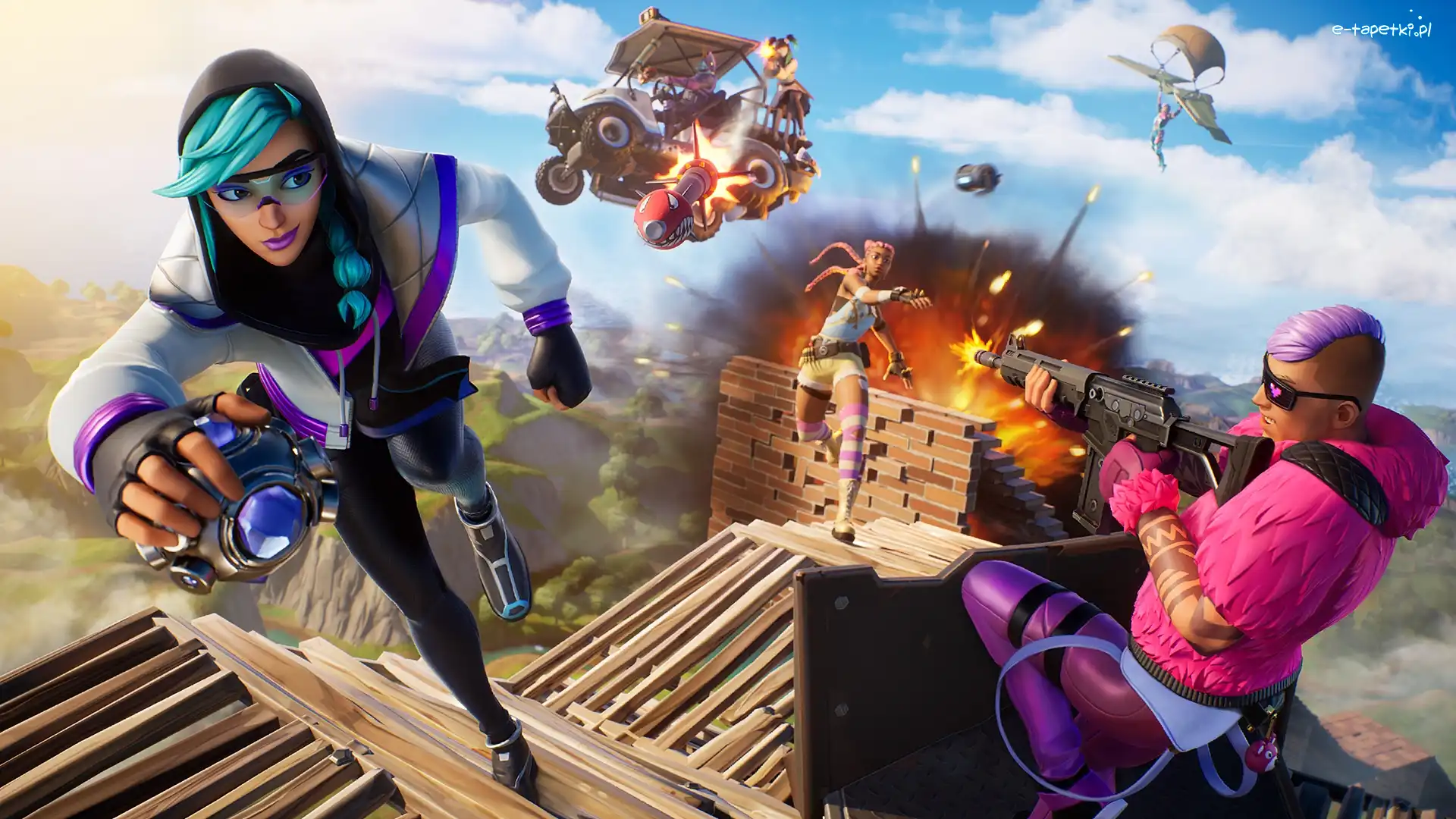 Gra, Plakat, Fortnite Arena 2023, Postacie