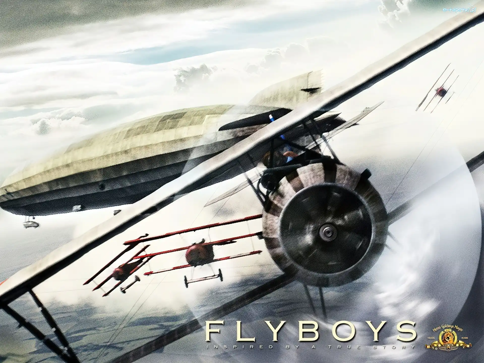 dwupłat, zeppelin, Flyboys