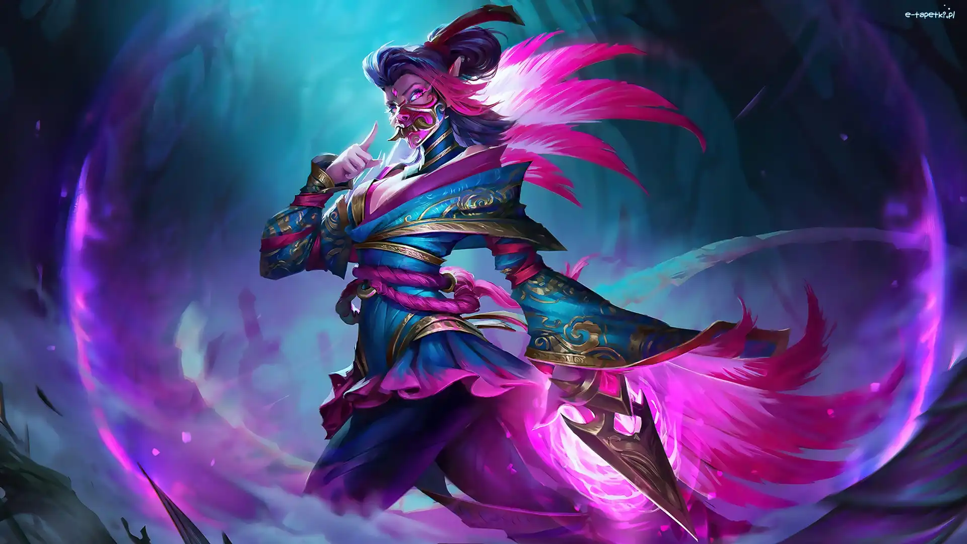 Magia, DotA 2, Ostrze, Kula, Templar Assassin, Zabójca, Kobieta, Gra, Postać, Pióra