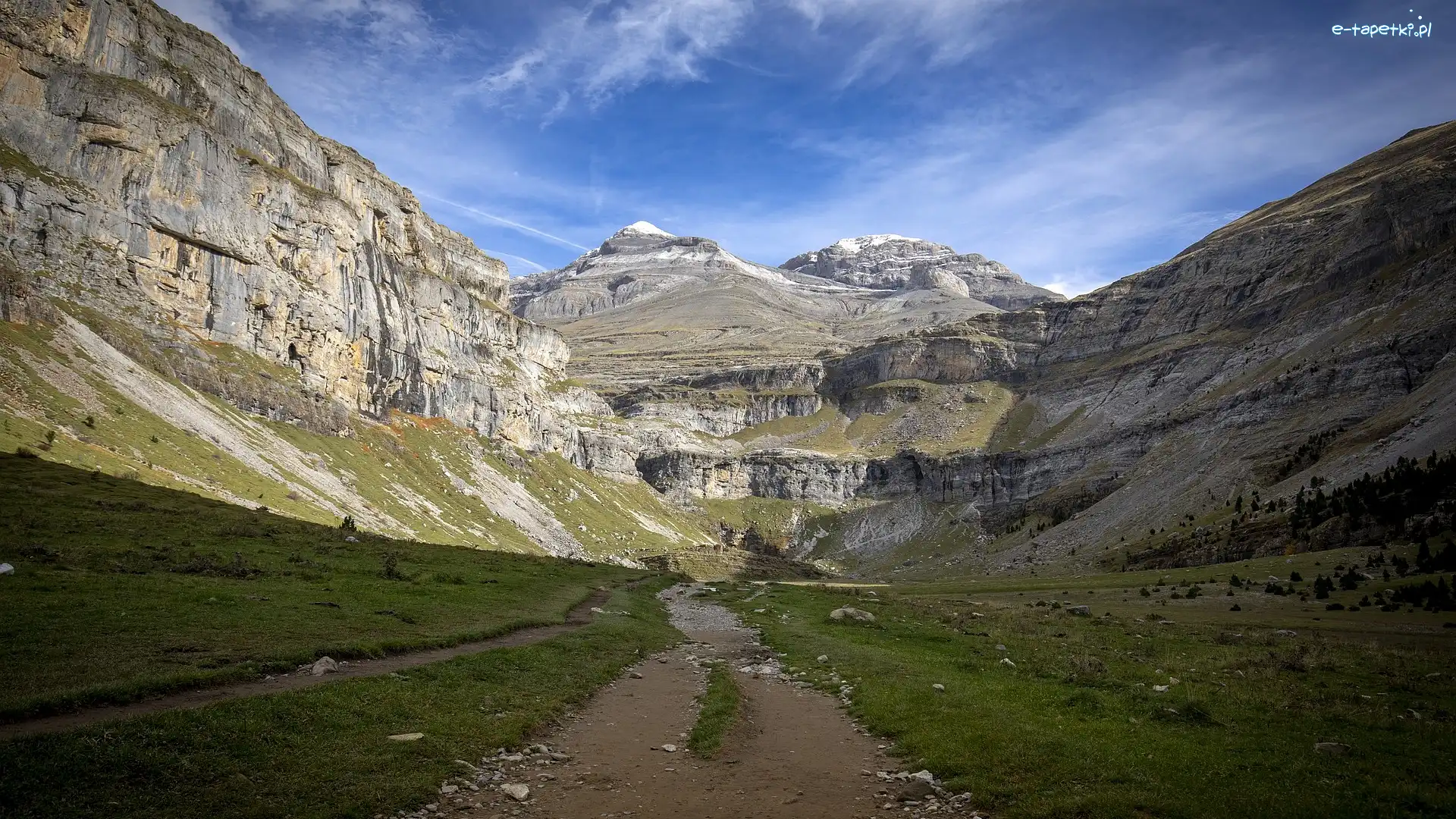 Dolina Ordesy, Góry, Park Narodowy Ordesa y Monte Perdido, Hiszpania, Piereneje