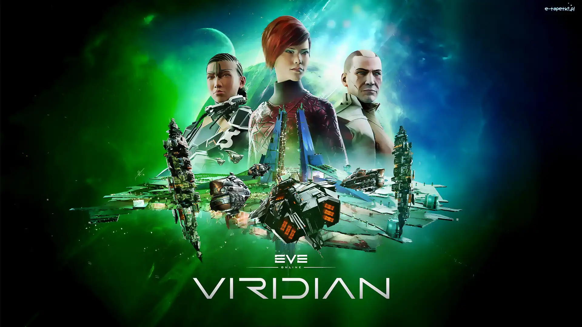 Statki kosmiczne, Postacie, Kosmos, Plakat, EVE Online Viridian, Gra