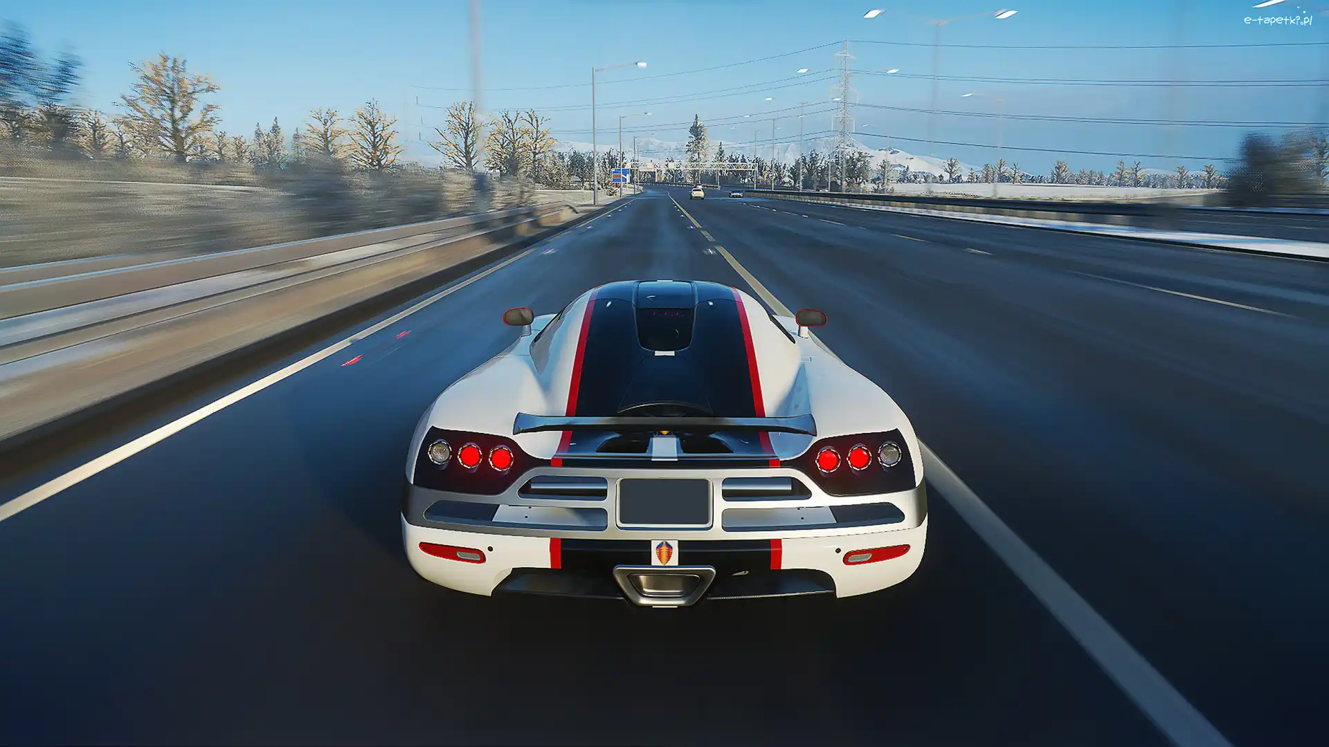 Forza Horizon 4, Biały, Koenigsegg, Gra
