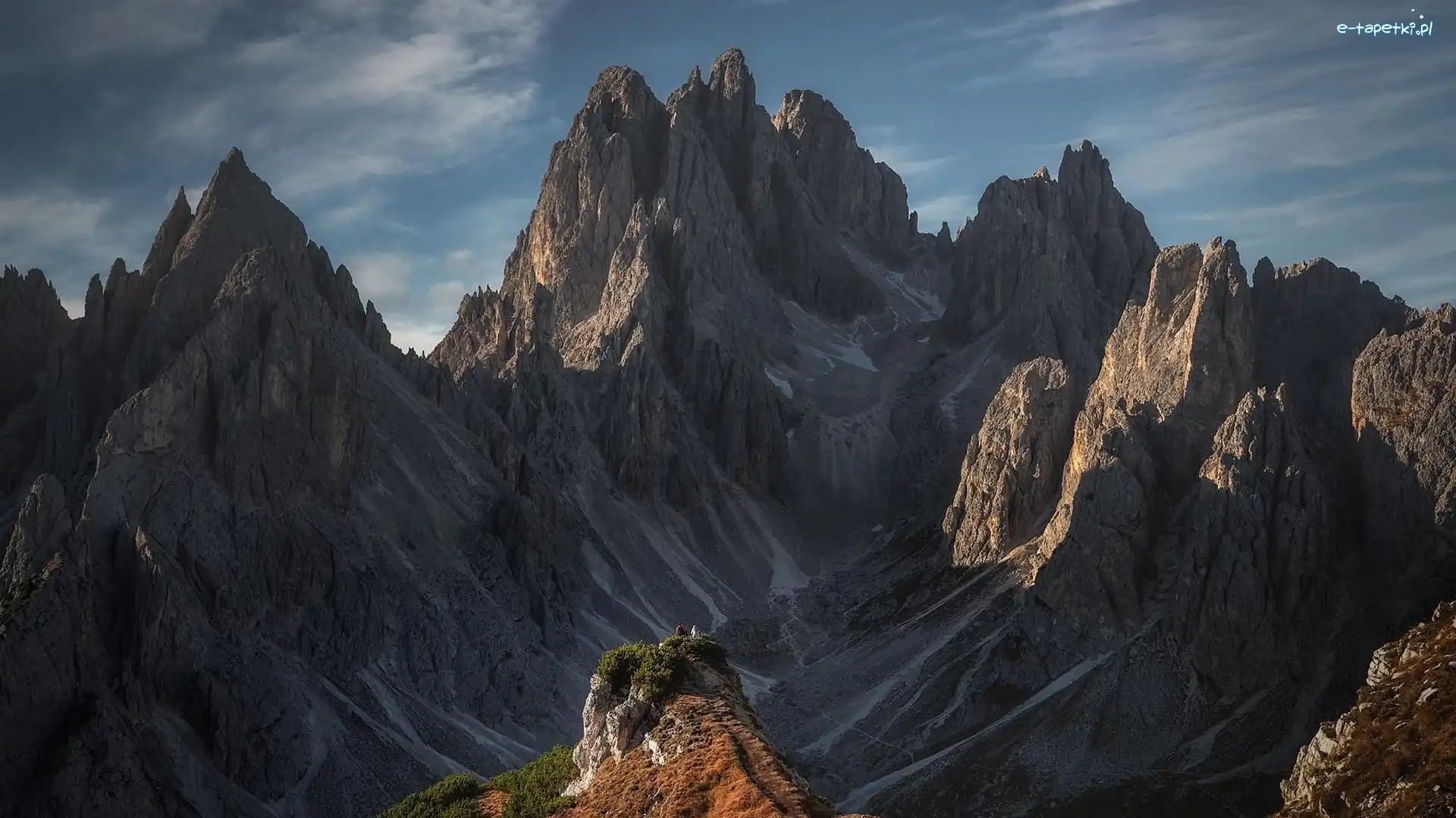 Góry, Dolomity, Cadini di Misurina, Włochy, Szczyty