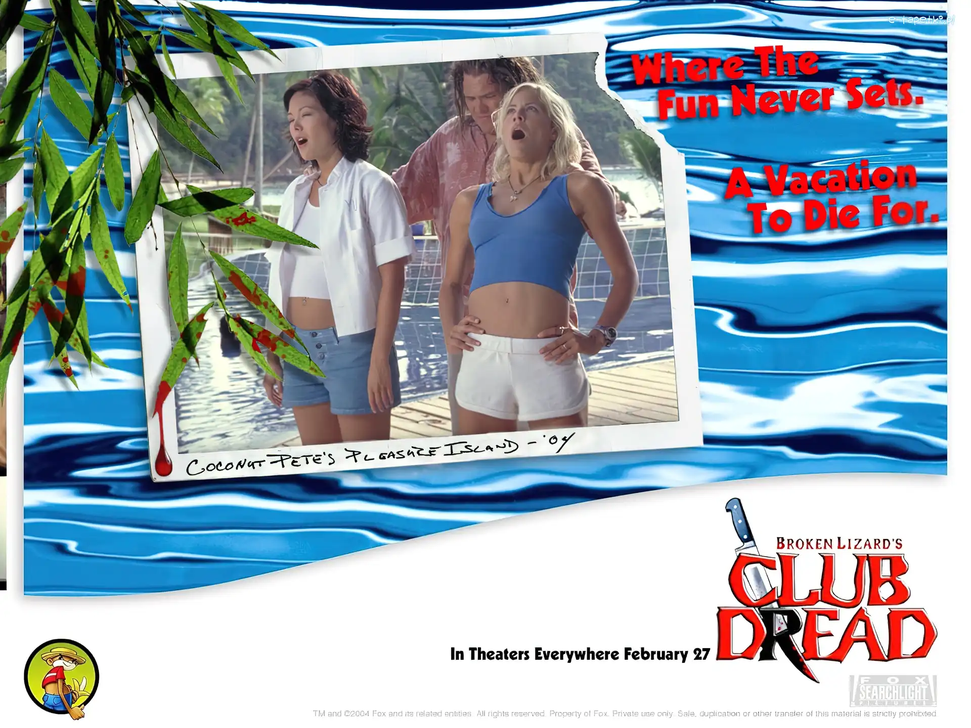 Lucy Liu, pomost, Brittany Daniel, Club Dread
