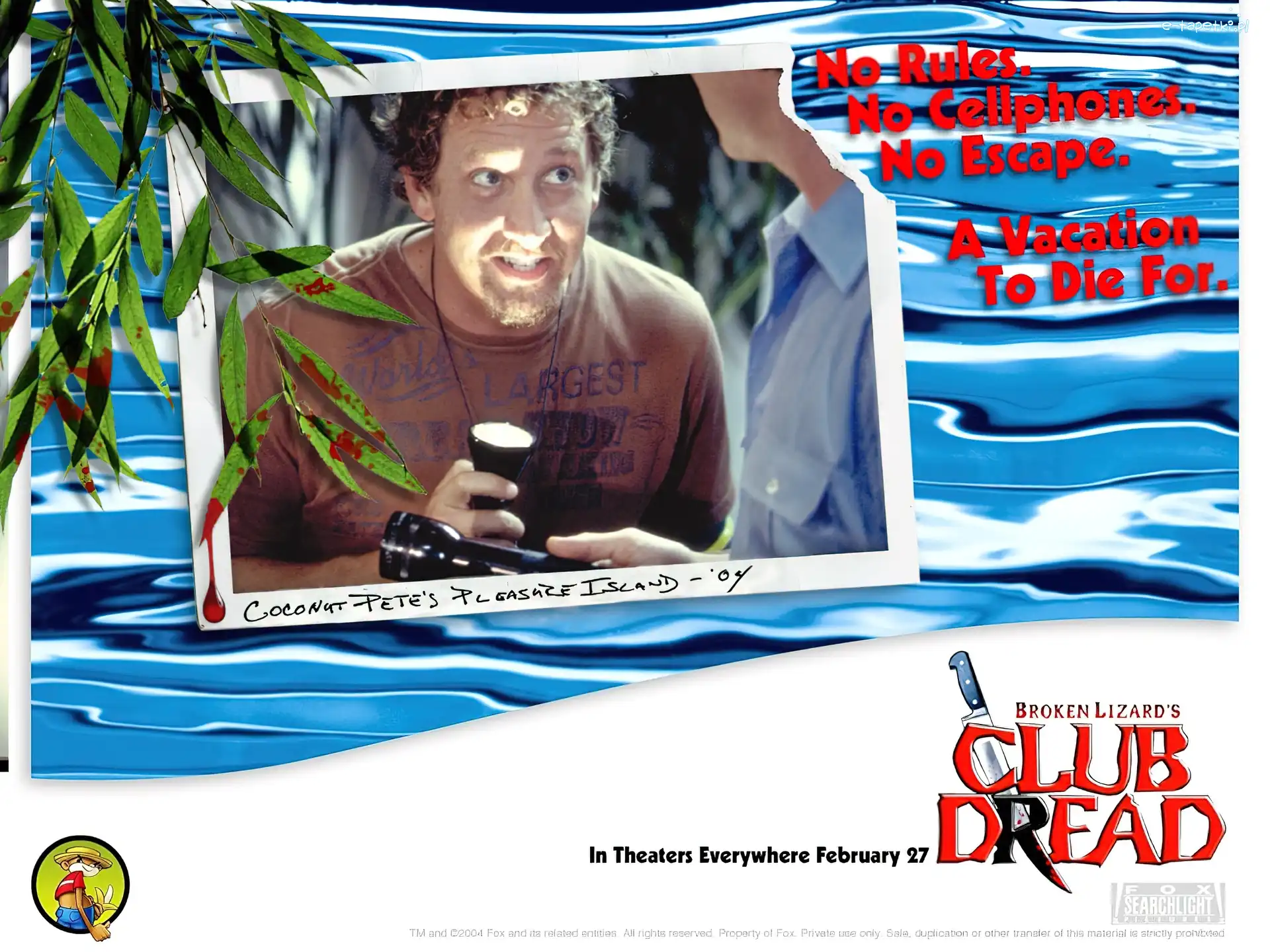 aktor, latarka, Club Dread