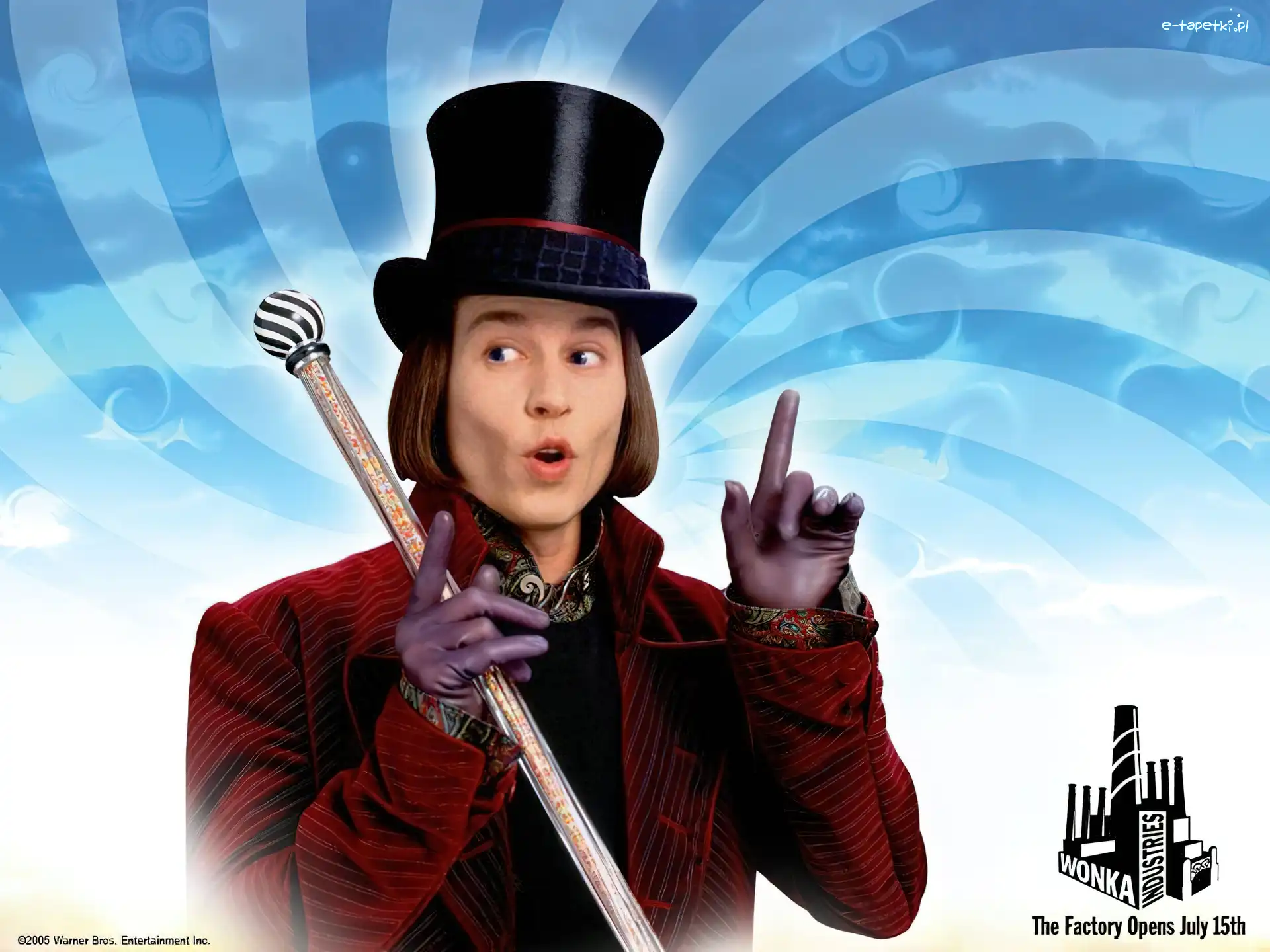Charlie And The Chocolate Factory, marynarka, Johnny Depp