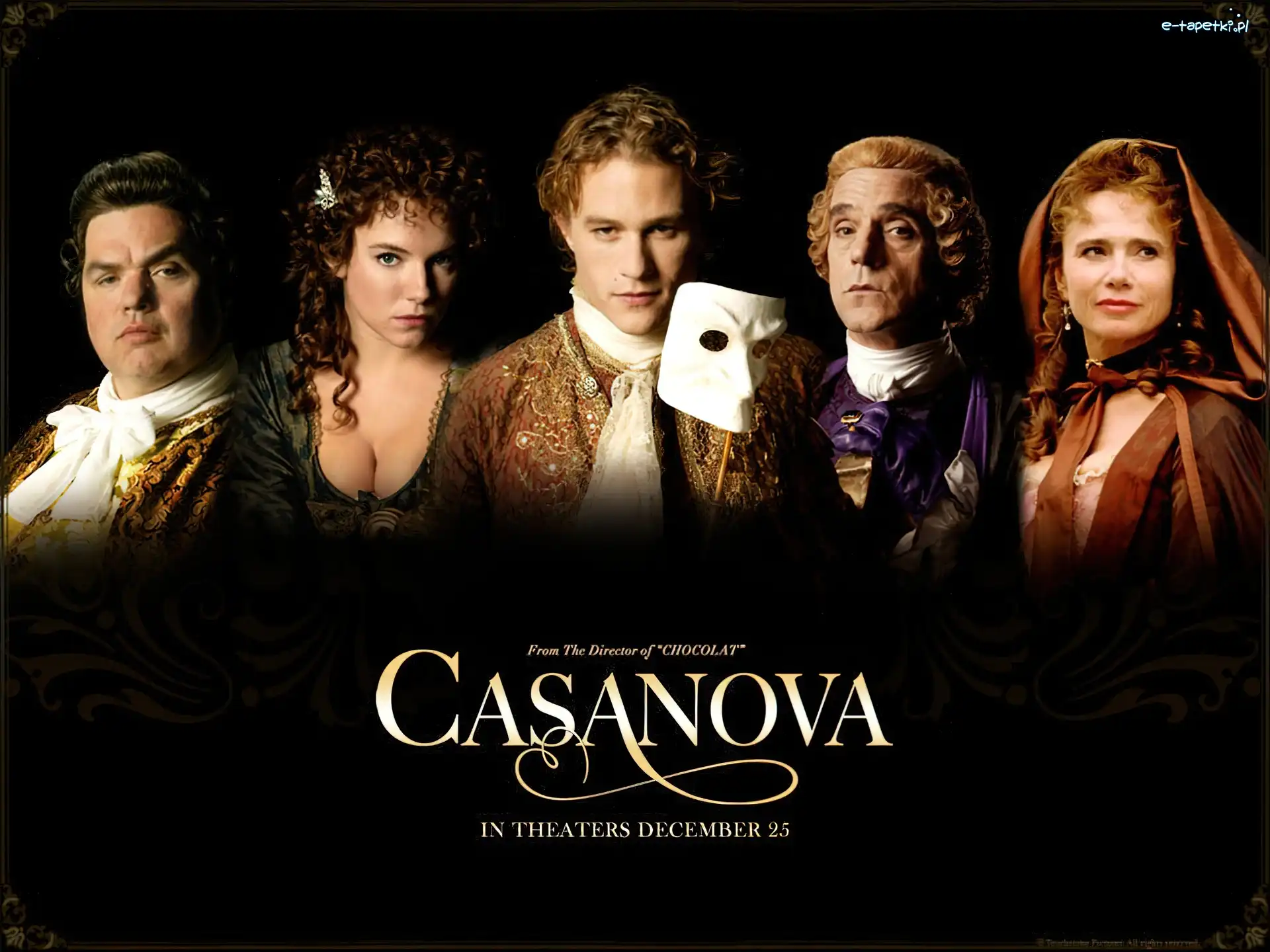 Oliver Platt, Lena Olin, Jeremy Irons, Sienna Miller, Heath Ledger, Casanova