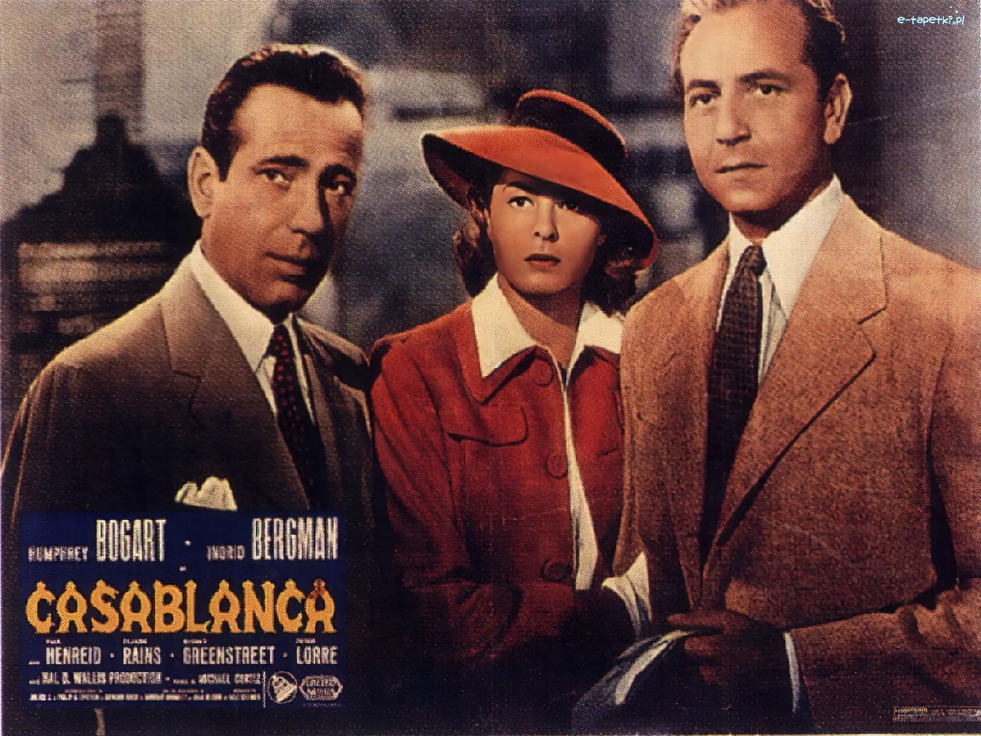 Paul Henreid, Humphrey Bogart, Ingrid Bergman, Casablanca