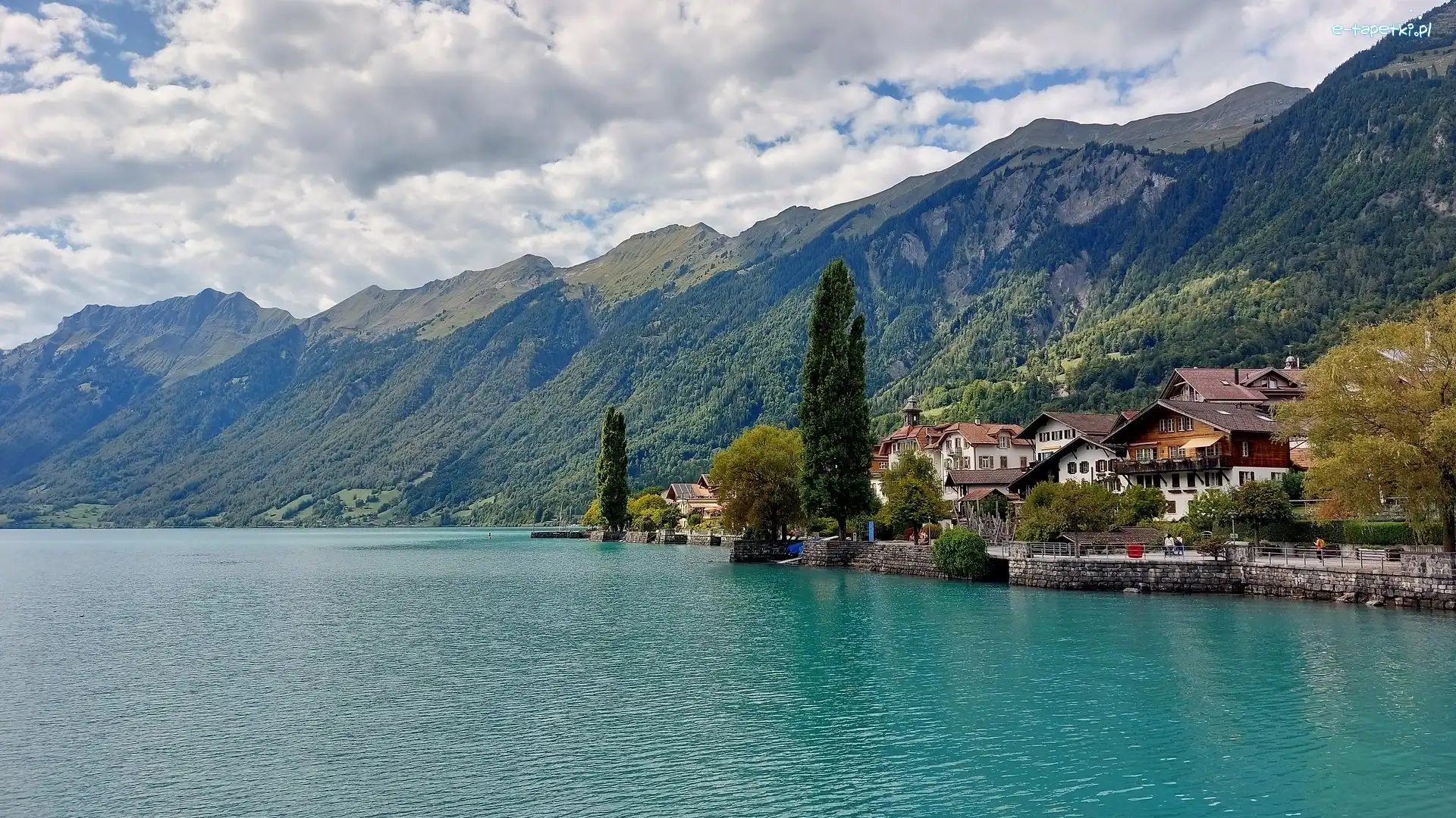 Góry, Lake Brienz, Jezioro, Szwajcaria, Brenz