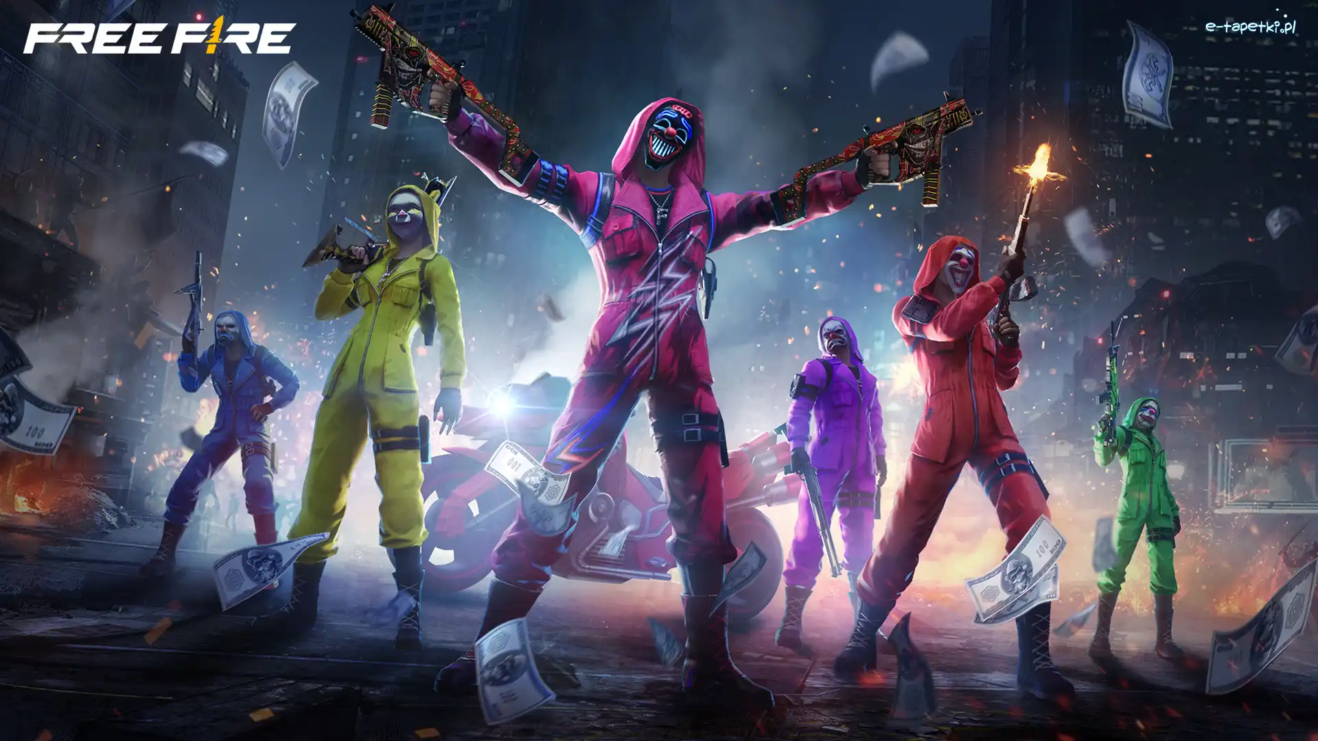 Free Fire, Gra, Postacie