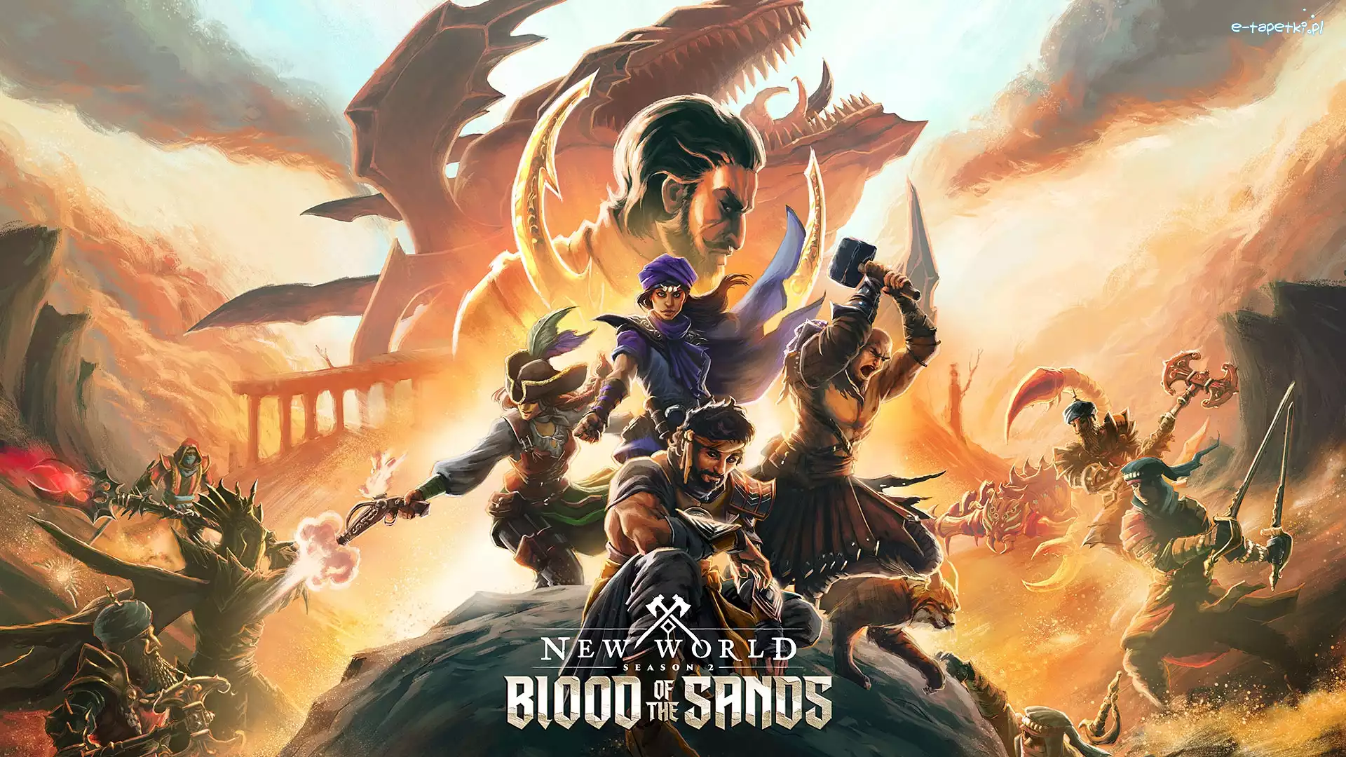 Postacie, New World Blood of the Sands, Gra, Plakat