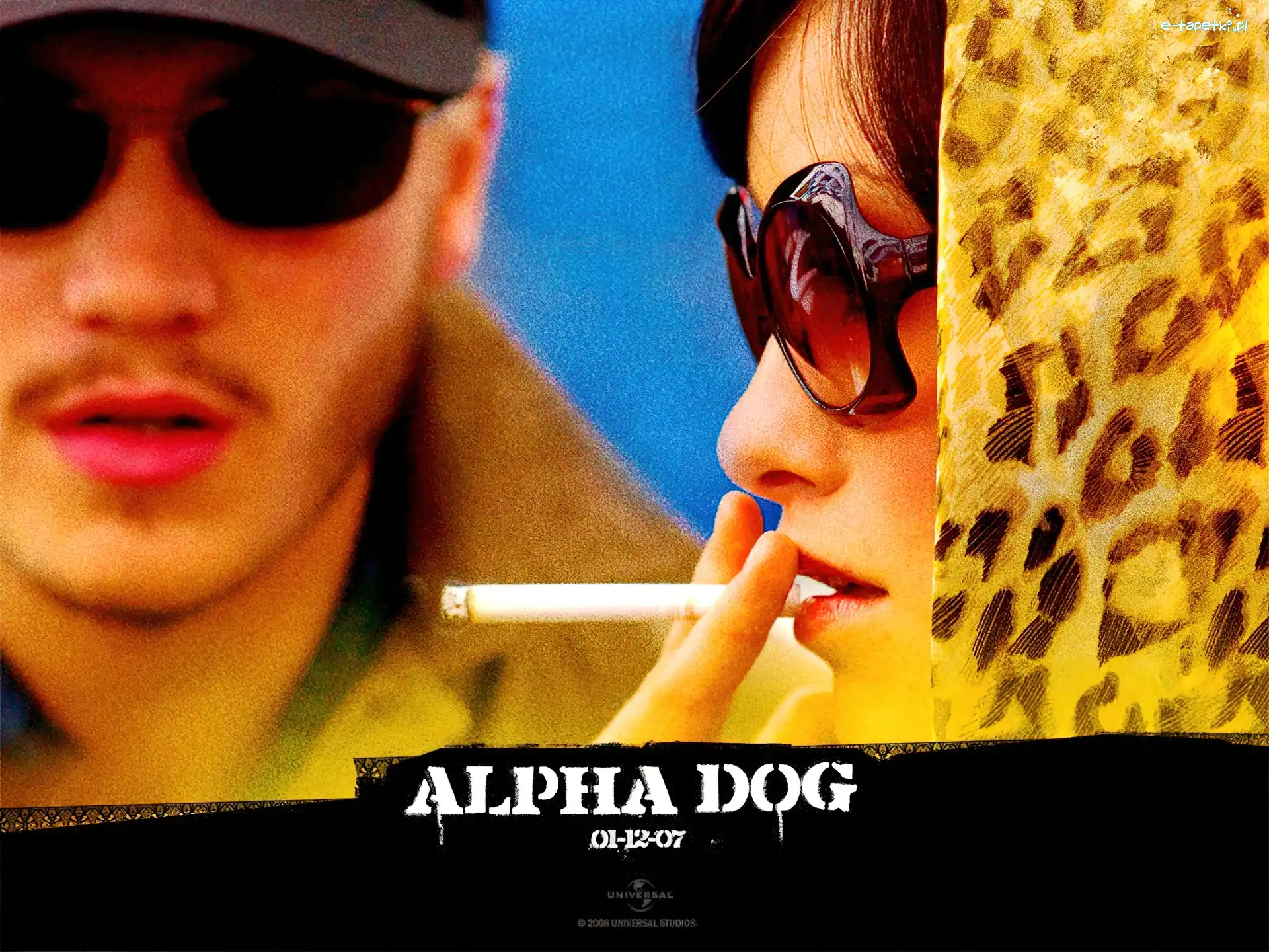 kobieta, mężczyzna, papieros, Alpha Dog
