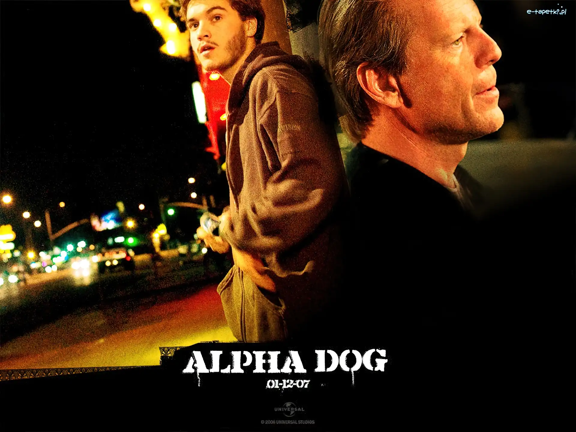 Alpha Dog, Bruce Willis, Emile Hirsch, miasto
