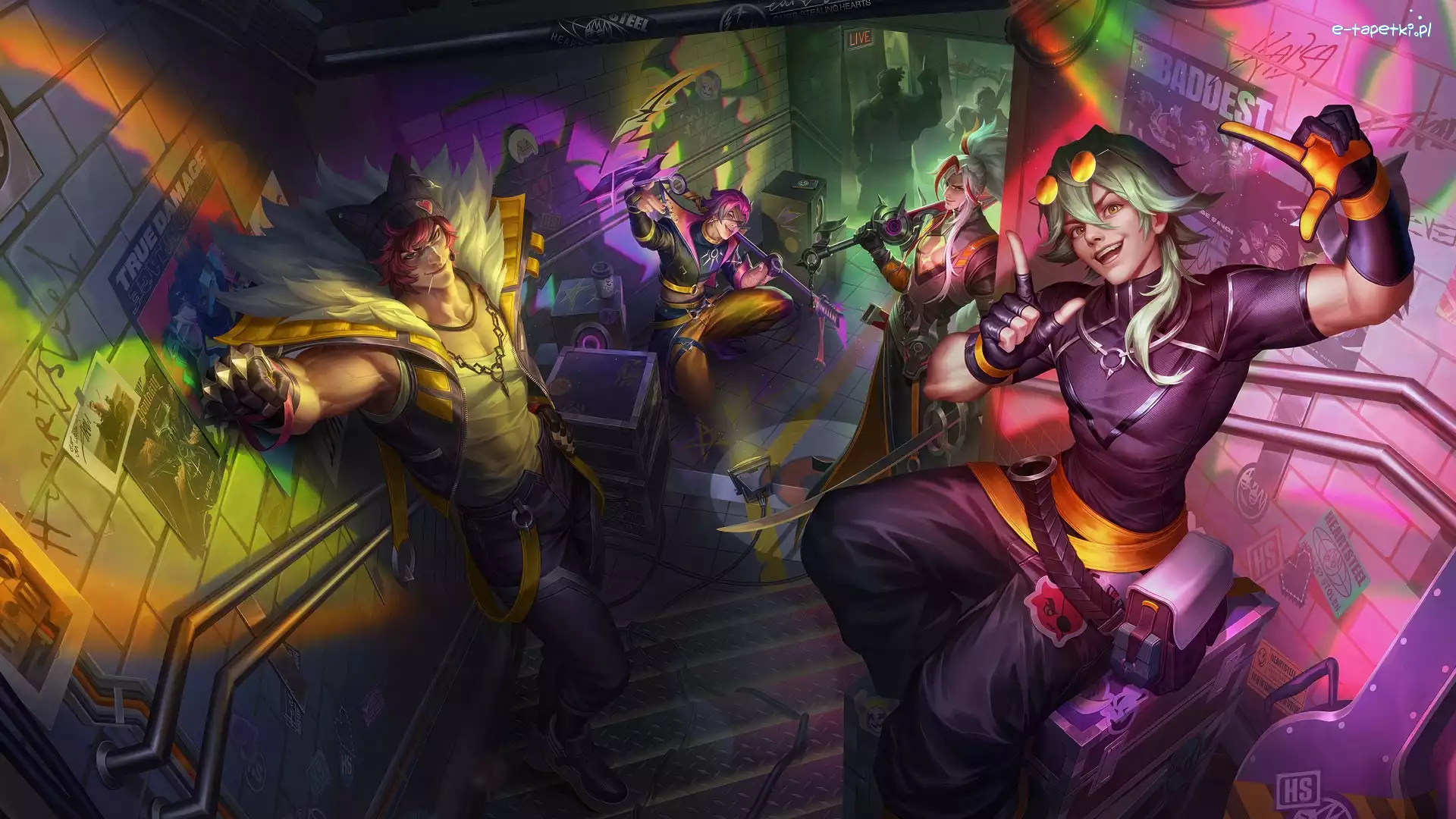 Postacie, League Of Legends, Gra, Cztery