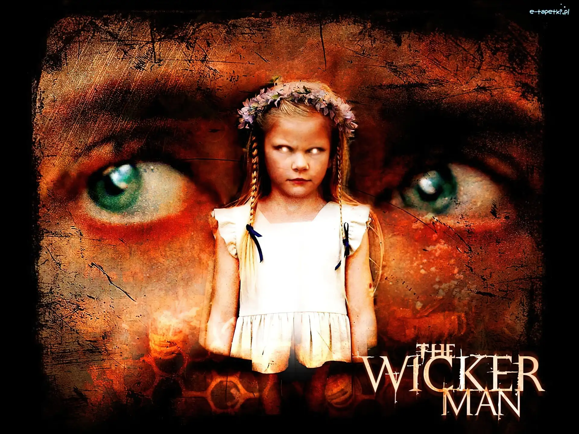 dziewczynka, twarz, Wicker Man