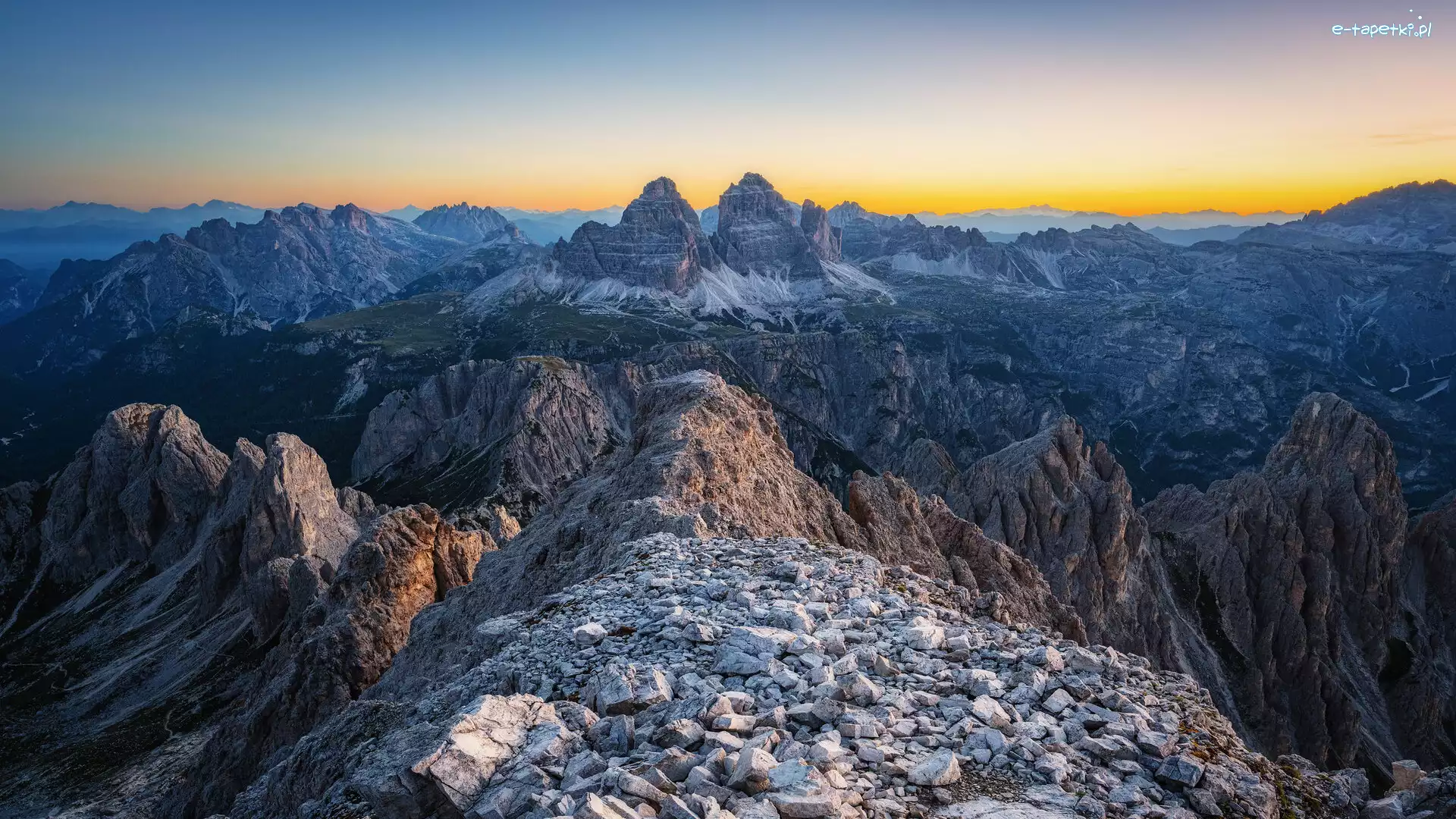 Dolomity, Włochy, Szczyt, Góry