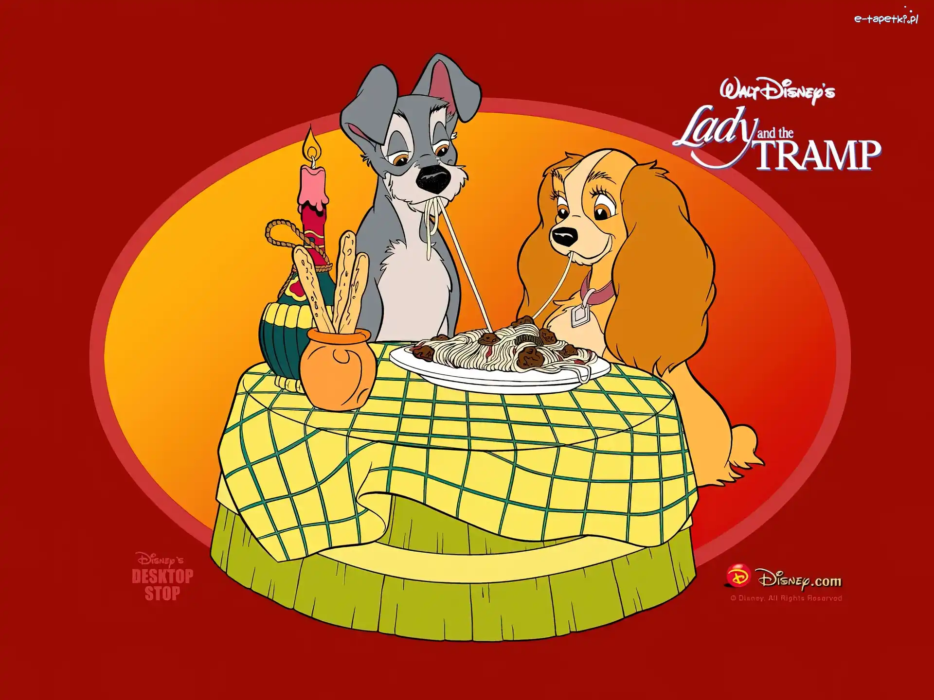 spaghetti, Lady and the Tramp, Zakochany kundel