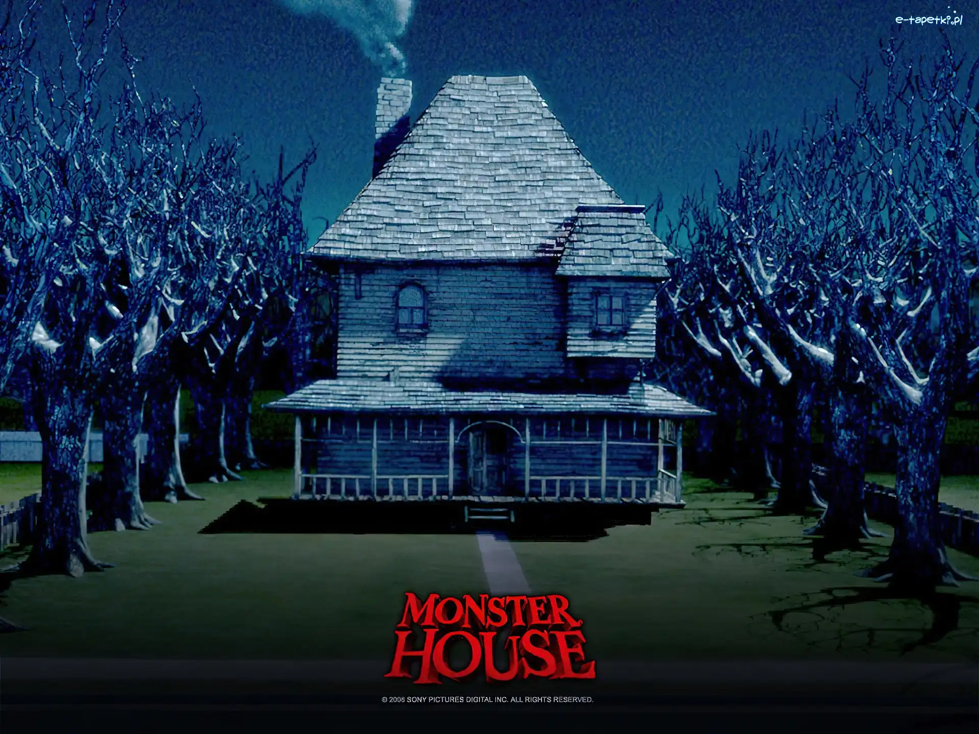 drzewa, Monster house, Straszny dom