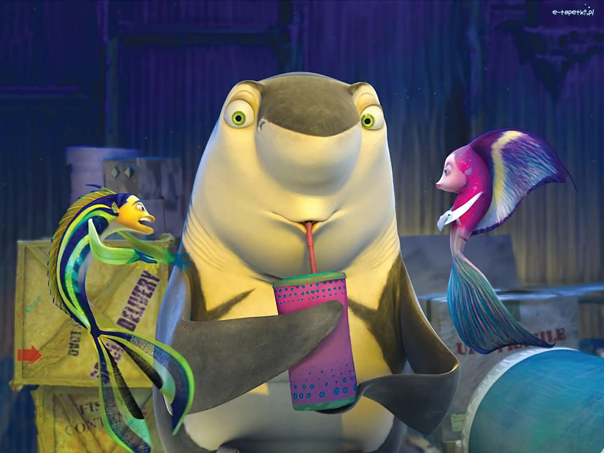 Film animowany, Shark Tale, Rybki z ferajny, rybki, rekin