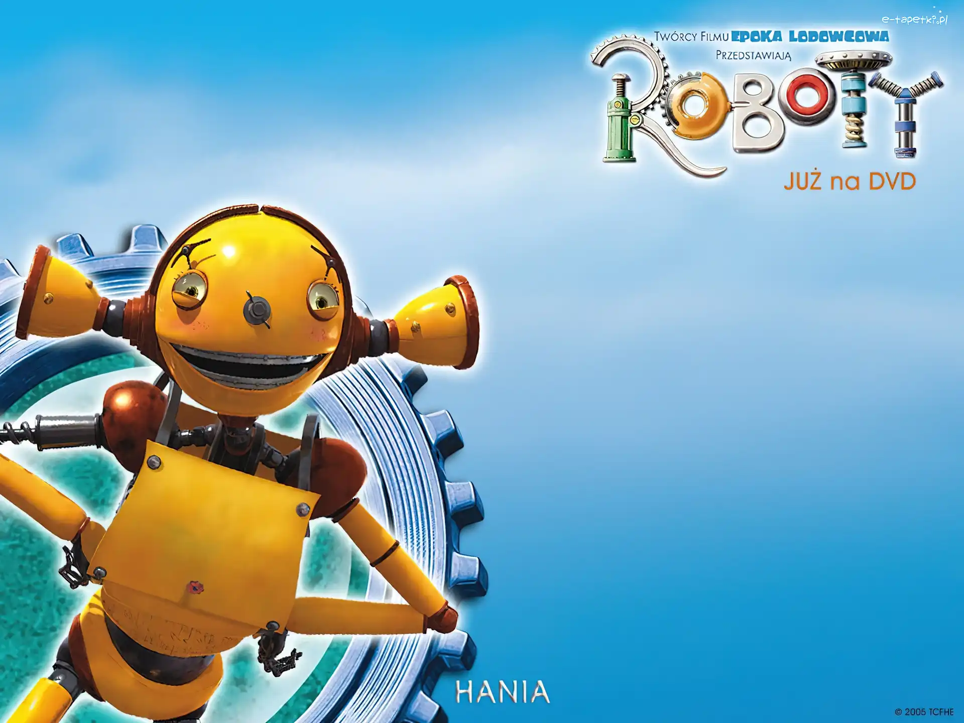 Film animowany, Robots, Roboty, Hania