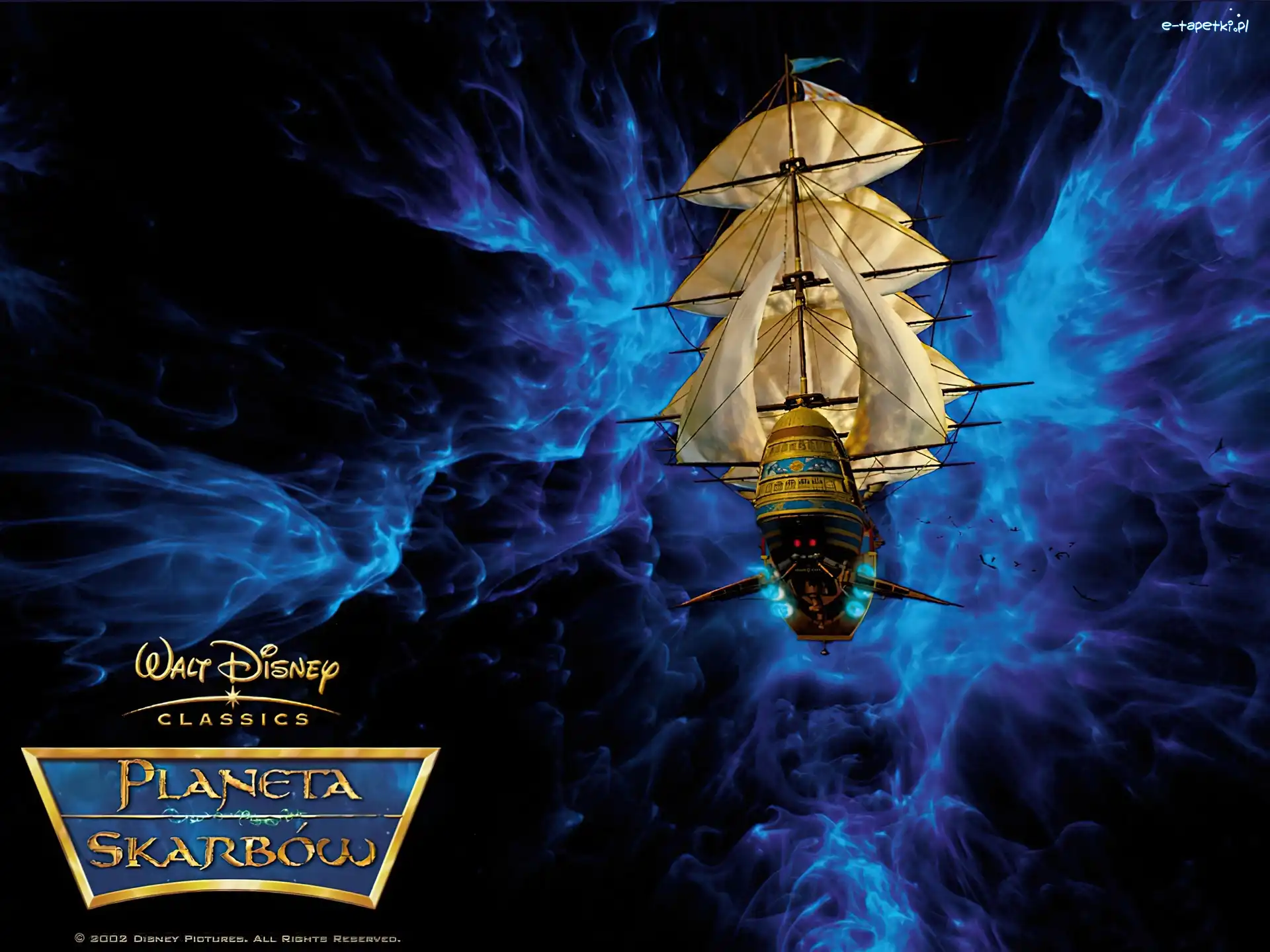 Treasure Planet, Planeta skarbów, statek