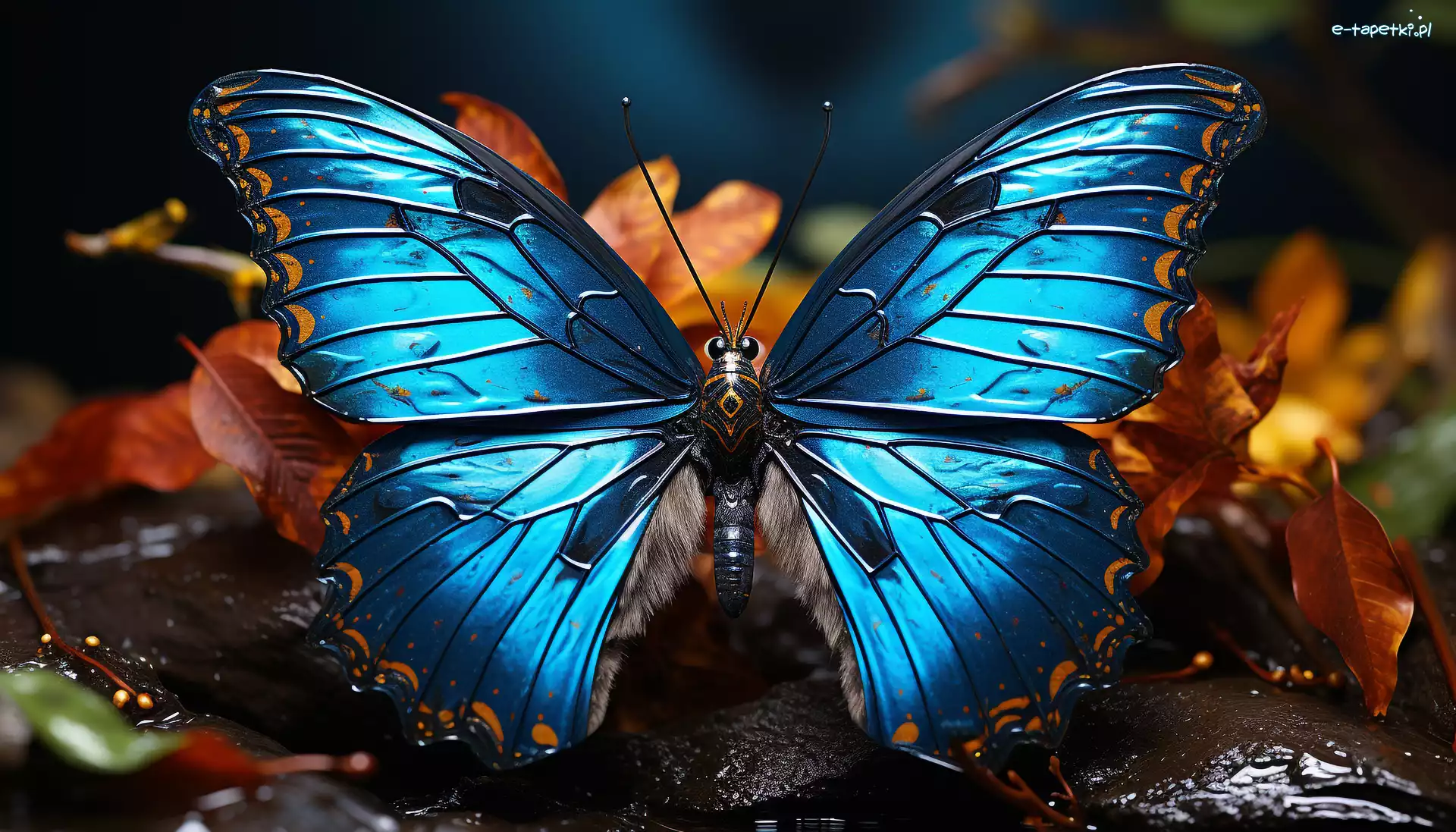 Owad, Motyl, Niebieski