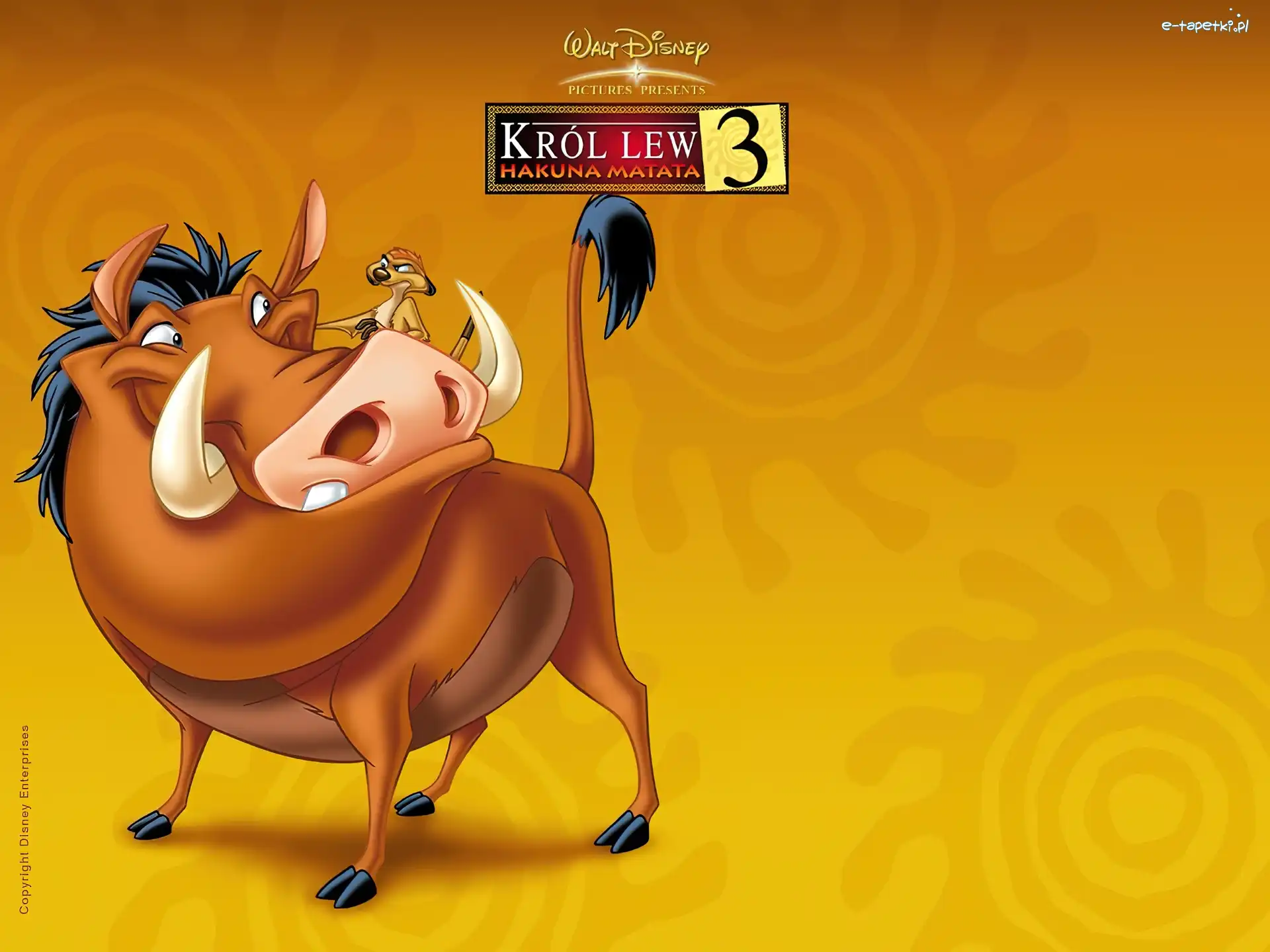 The Lion King, Król Lew 3, Pumba