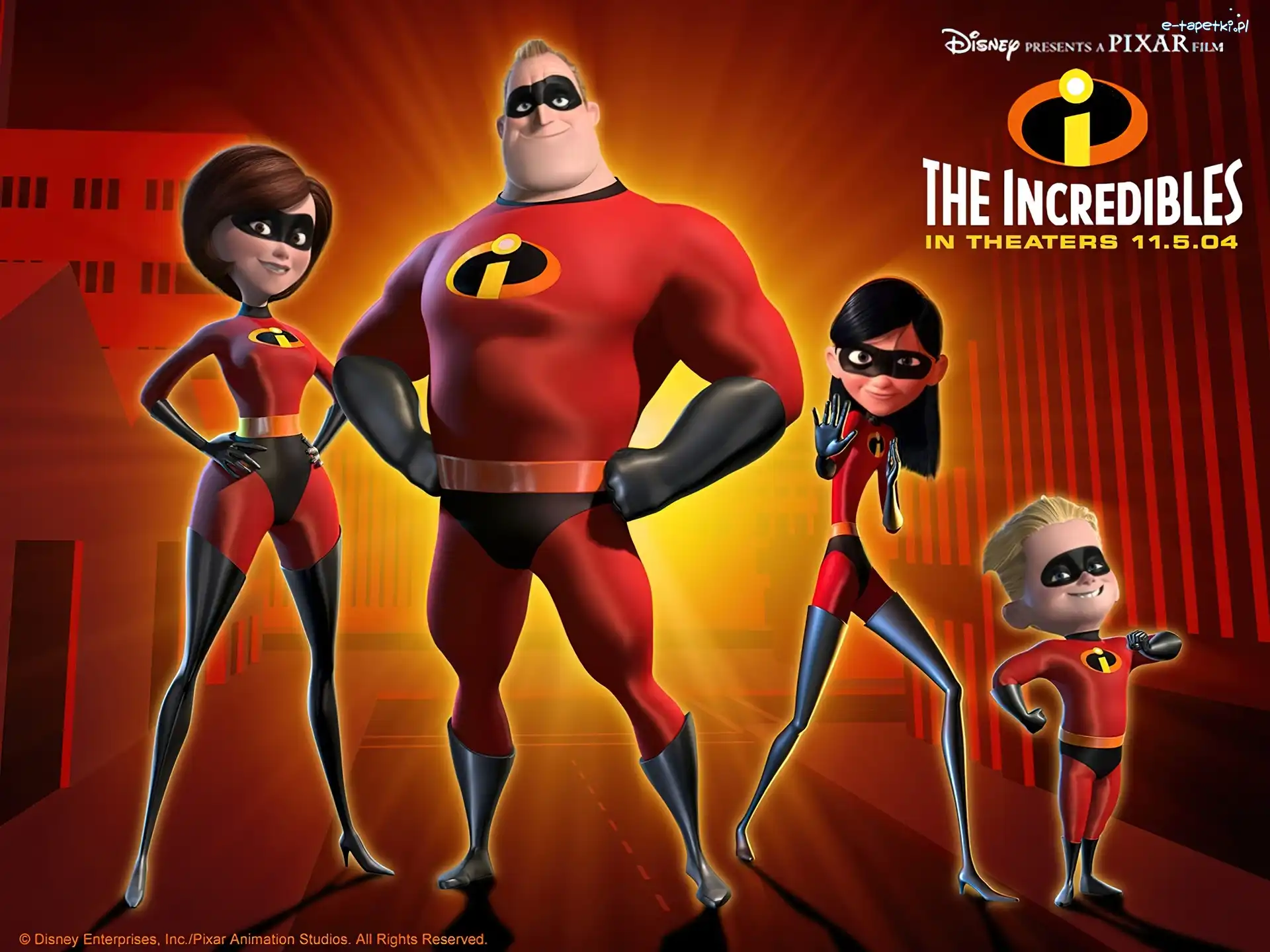 kostiumy, The Incredibles, Iniemamocni
