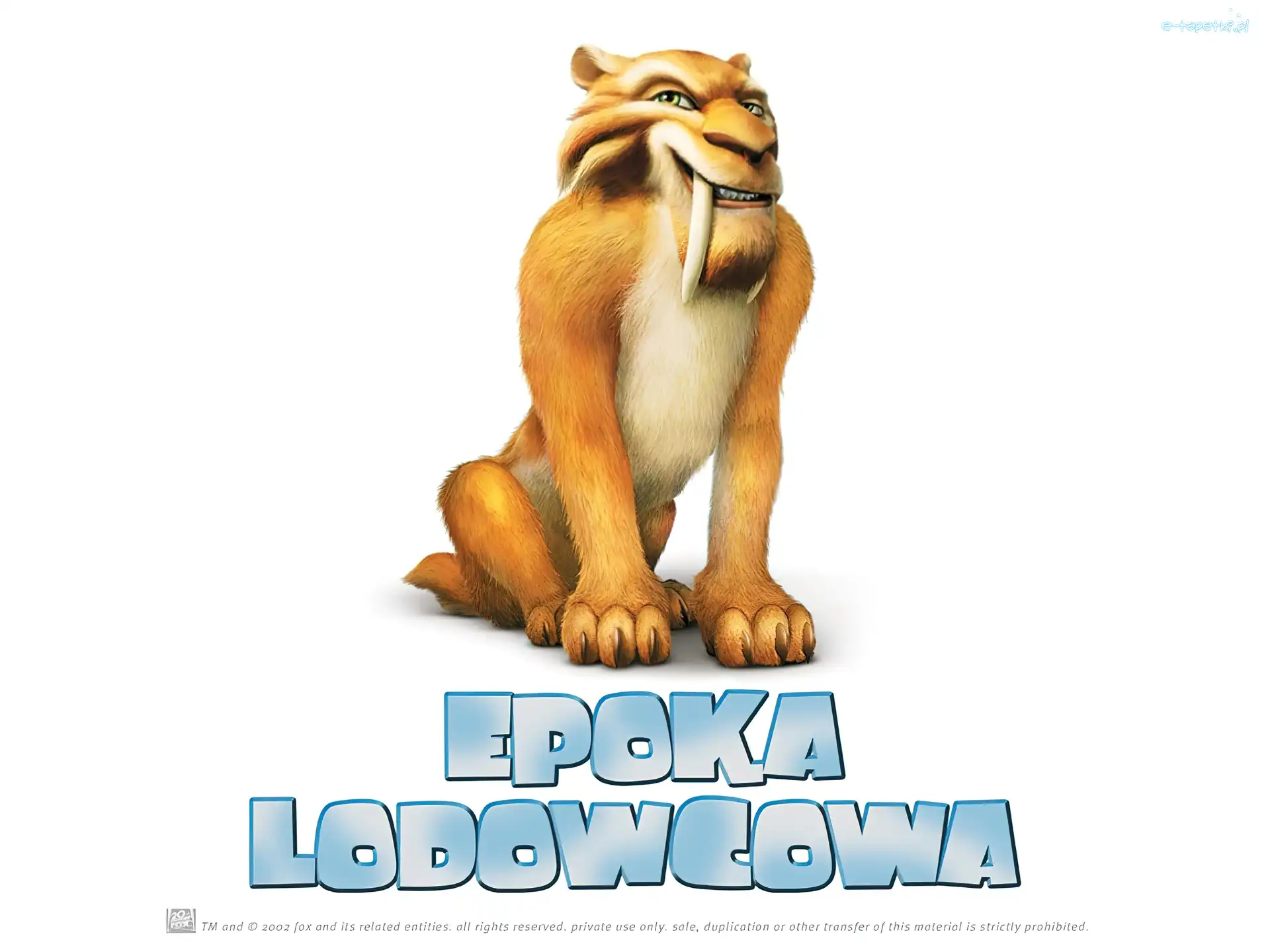 Ice Age, kły, tygrys, Epoka lodowcowa