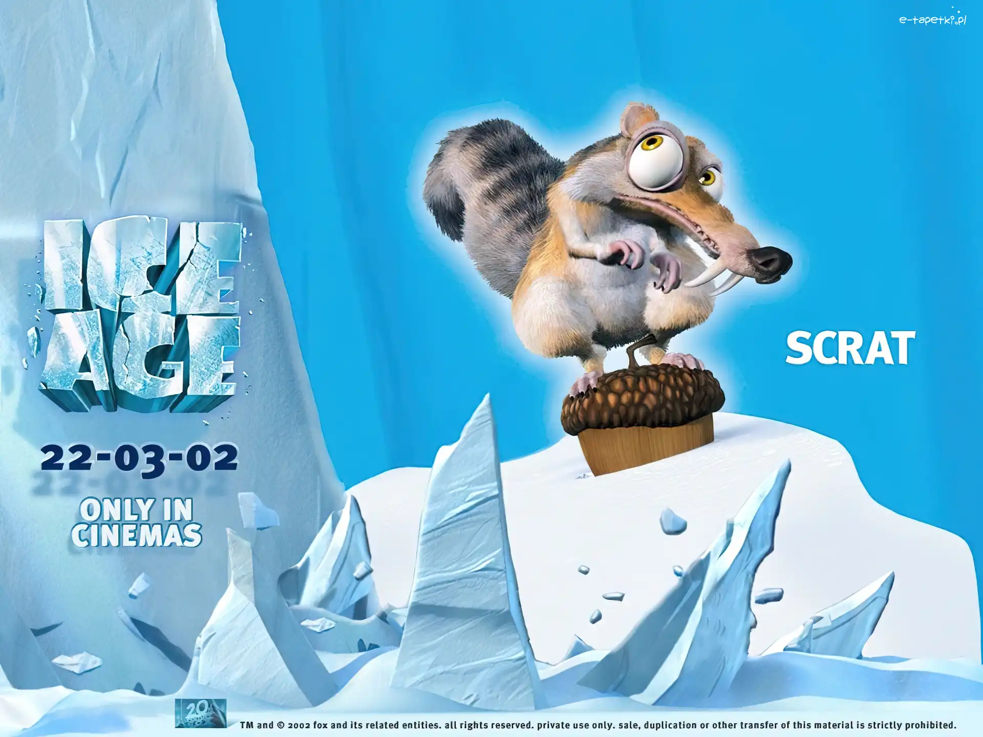 Scrat, Ice Age, Epoka lodowcowa, Wiewiórka