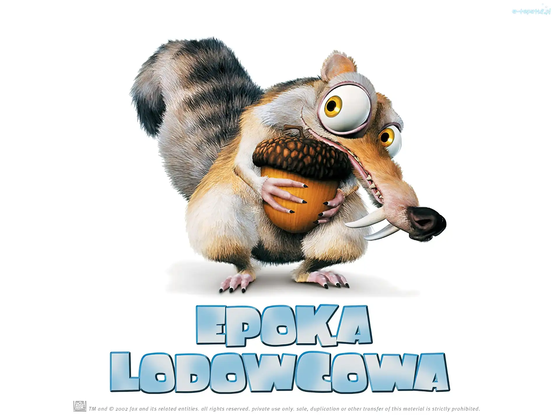 wiewiórka, Ice Age, Epoka lodowcowa