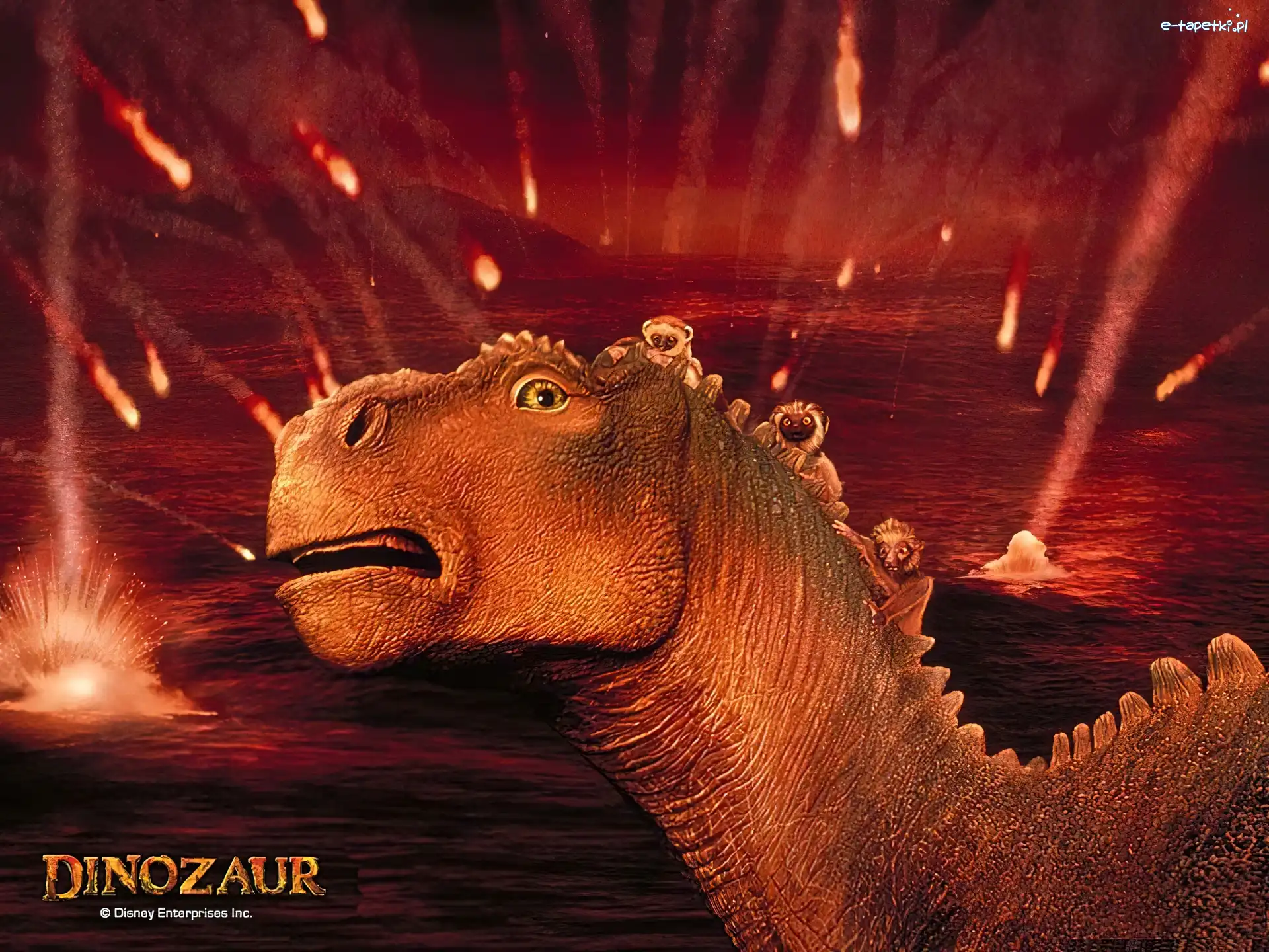 wulkan, Dinosaur, Dinozaur