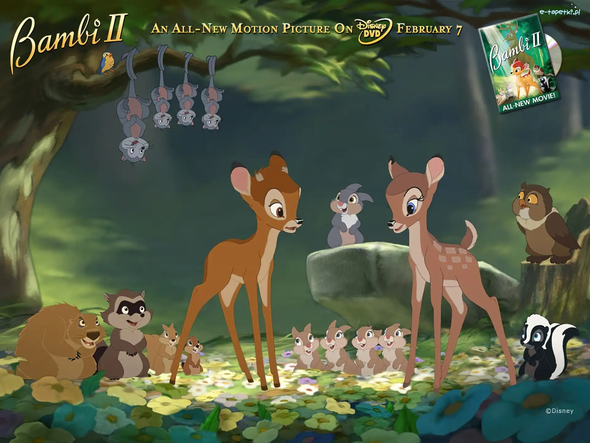 Bambi 2, leśne, zwierzęta