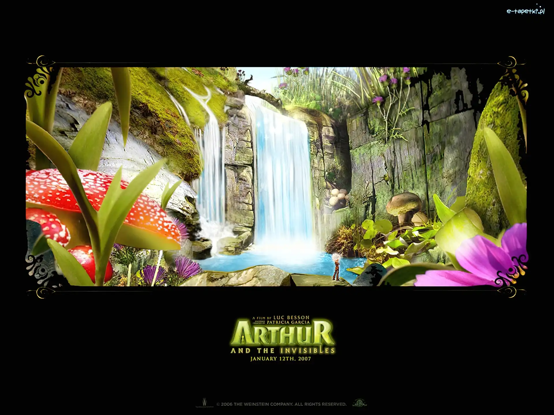Arthur and the Invisibles, Artur i Minimki, wodospad