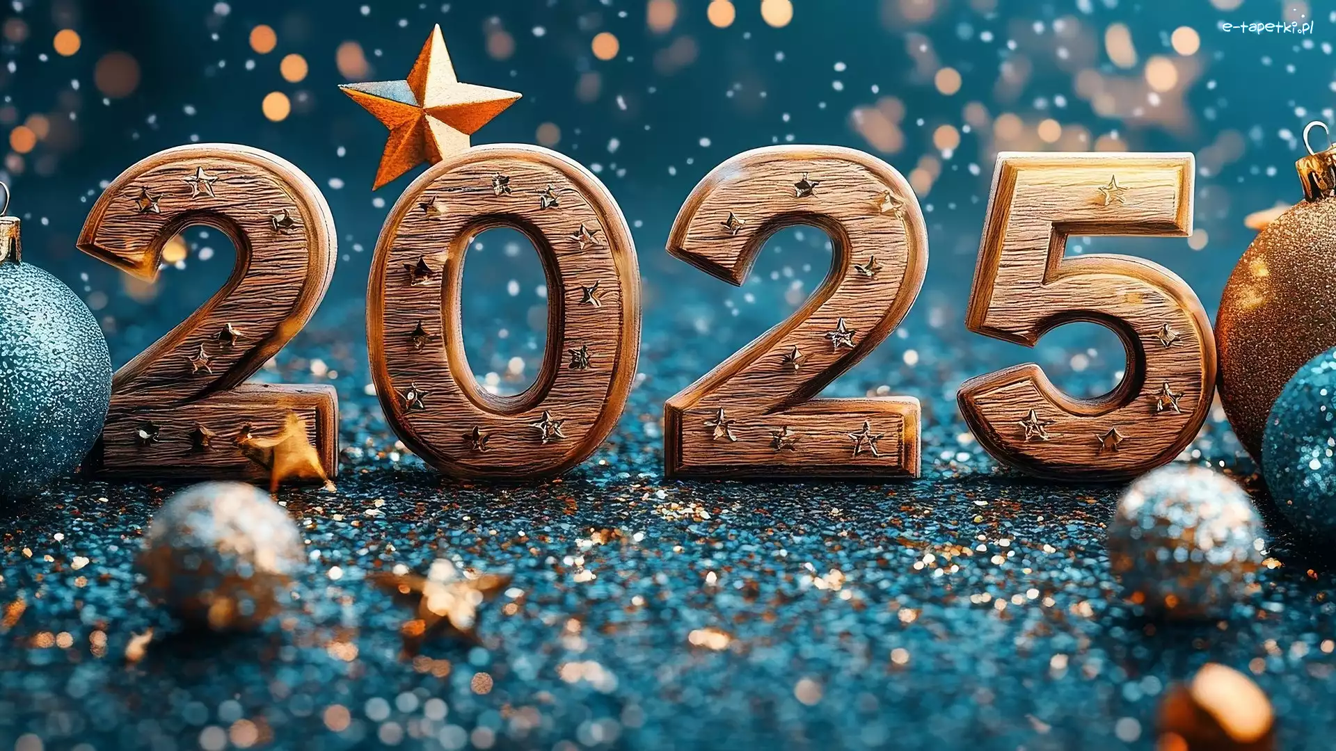 Nowy Rok, Bombki, 2025, Grafika