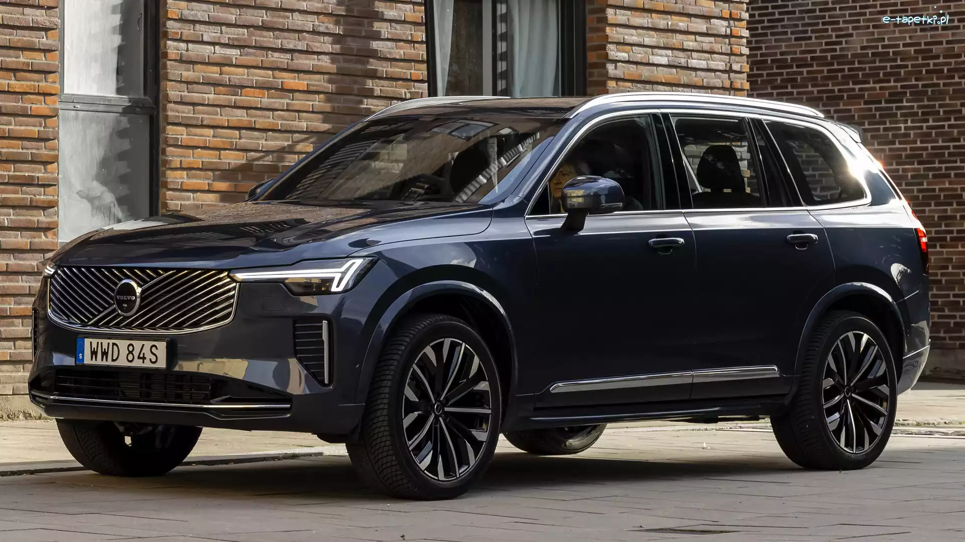 Volvo XC90, Przód, Bok, Czarne