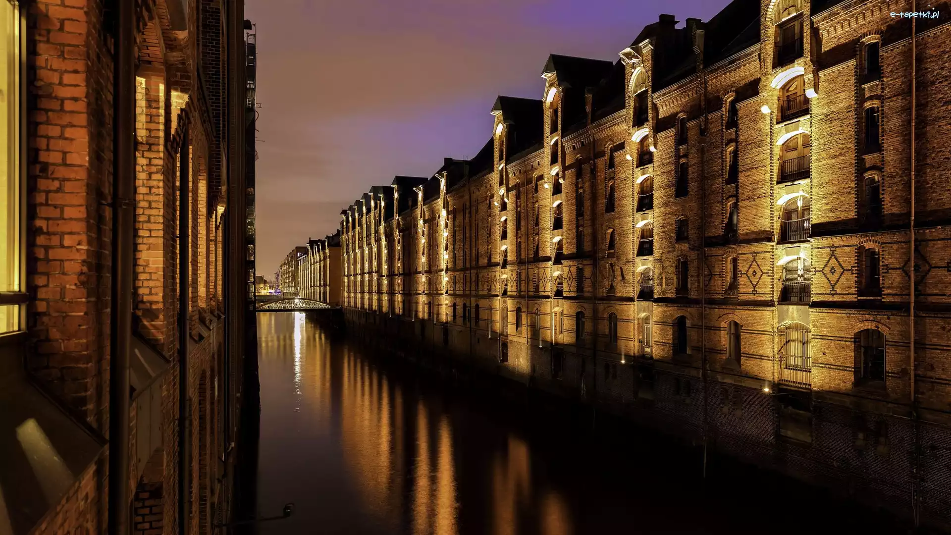 Hamburg, Kanał, Domy, Niemcy, Woda